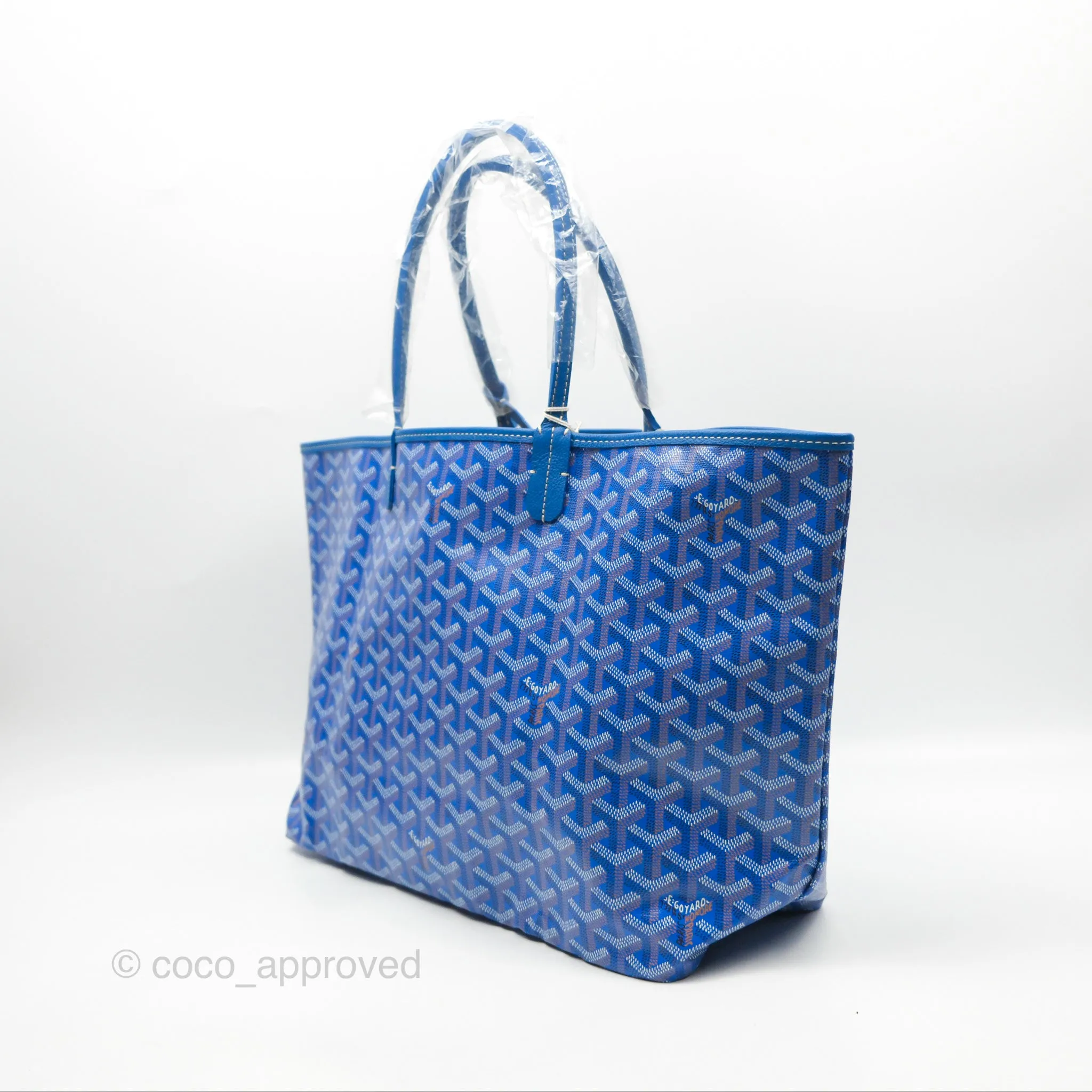 Goyard St Louis Tote PM Blue