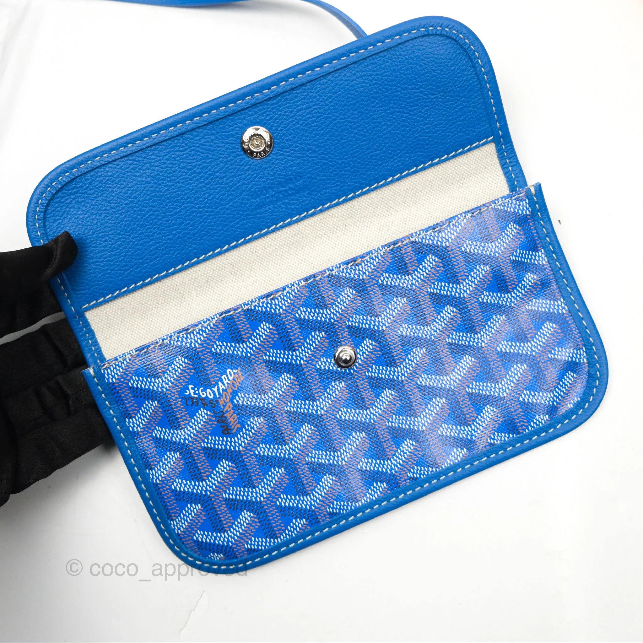 Goyard St Louis Tote PM Blue