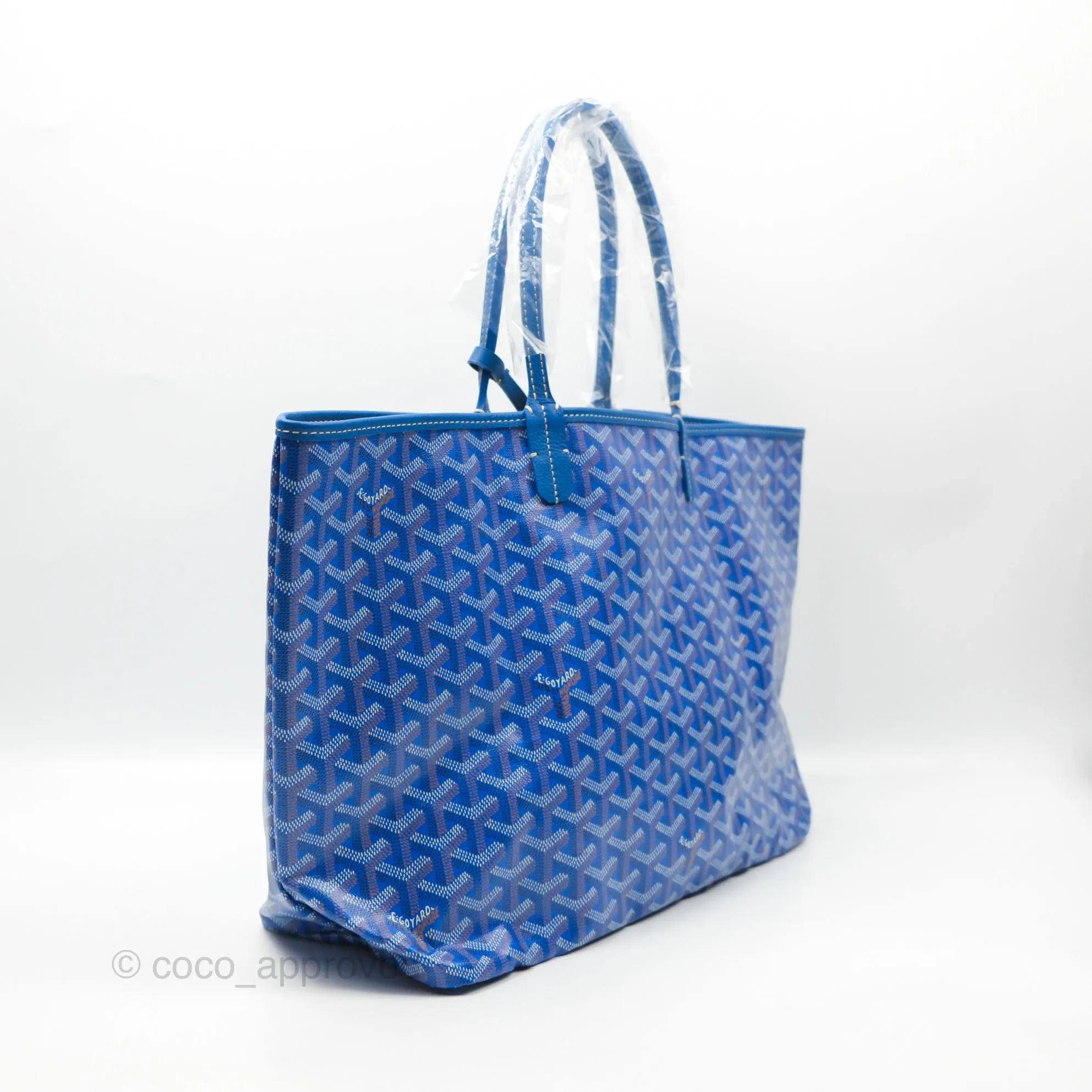 Goyard St Louis Tote PM Blue