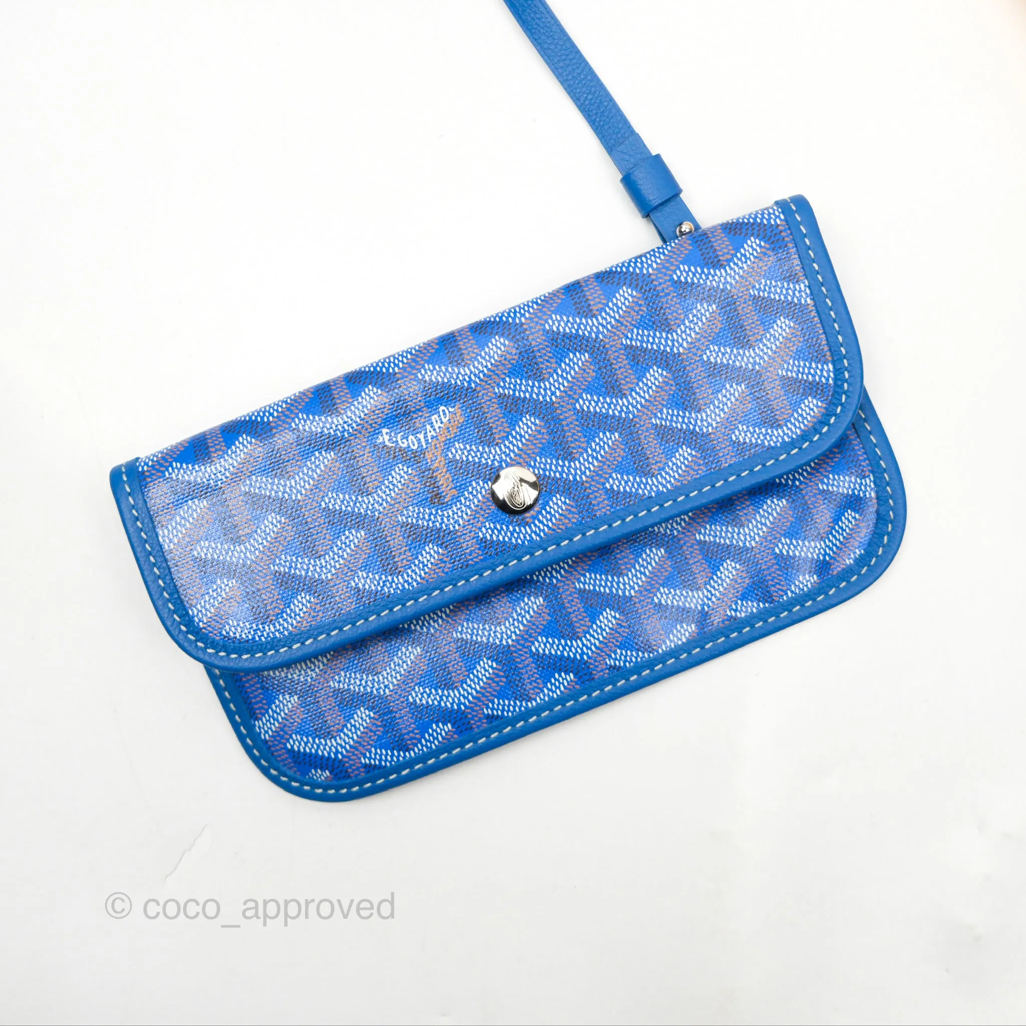 Goyard St Louis Tote PM Blue