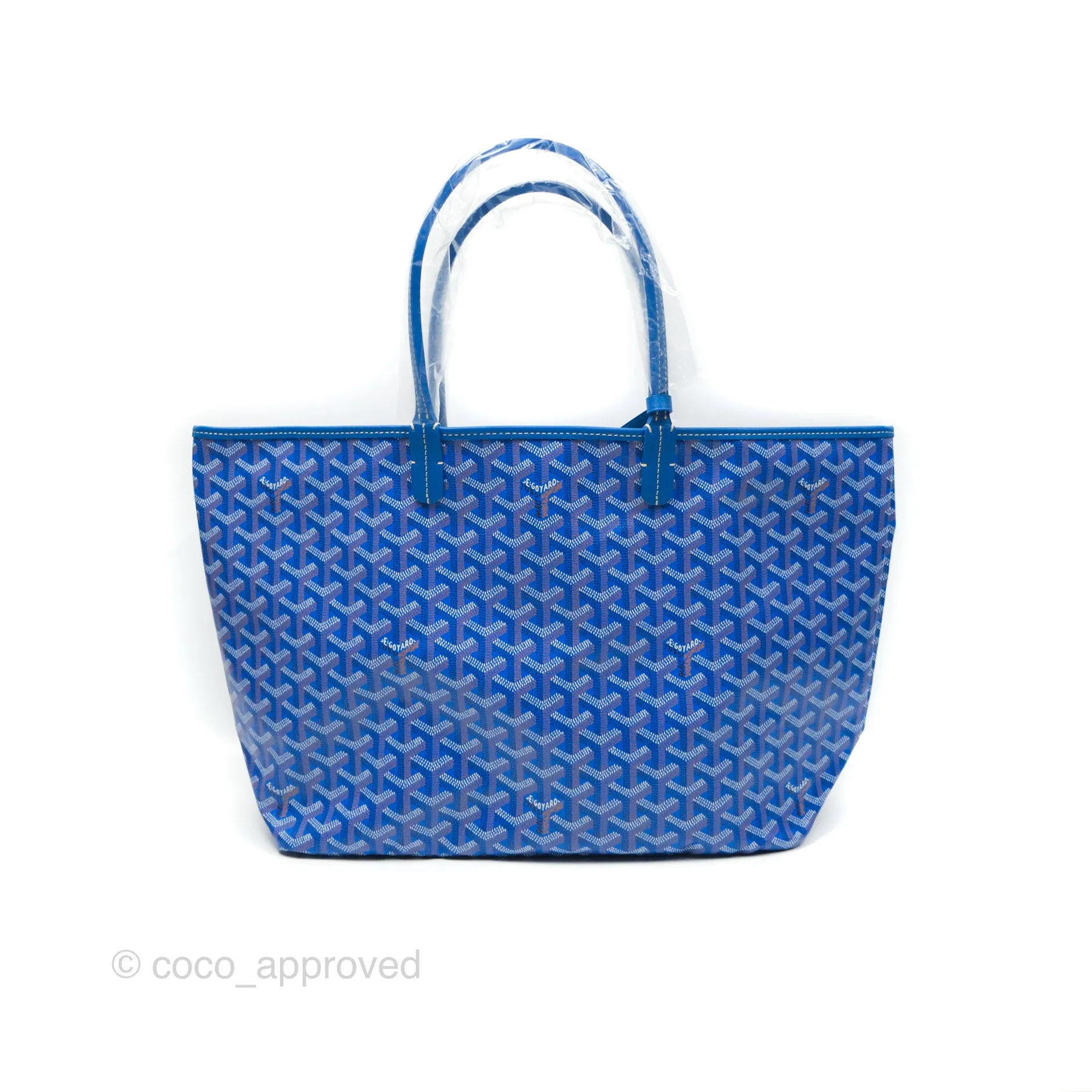 Goyard St Louis Tote PM Blue
