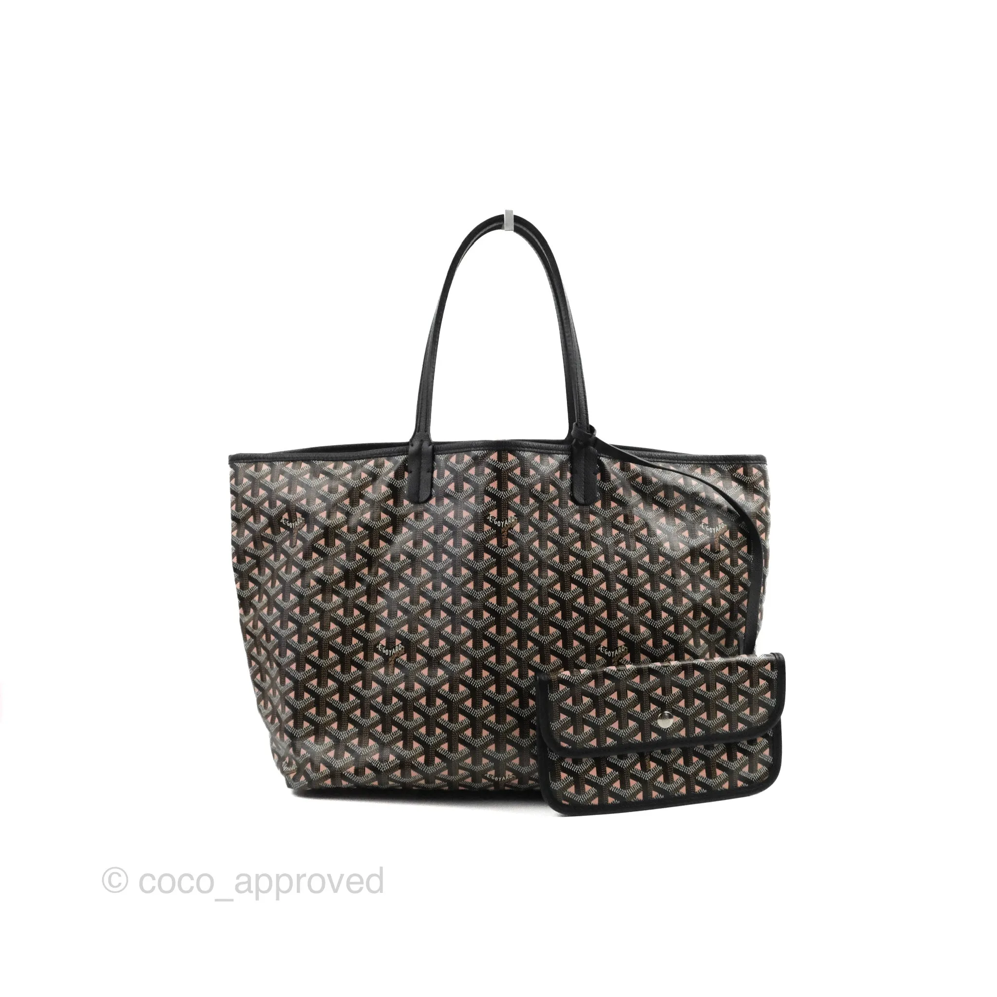 Goyard St. Louis Tote PM Clairvoie Black/Pink Japan Edition