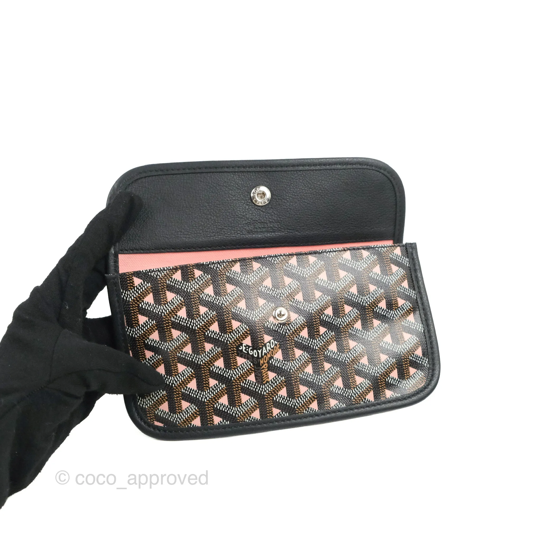 Goyard St. Louis Tote PM Clairvoie Black/Pink Japan Edition