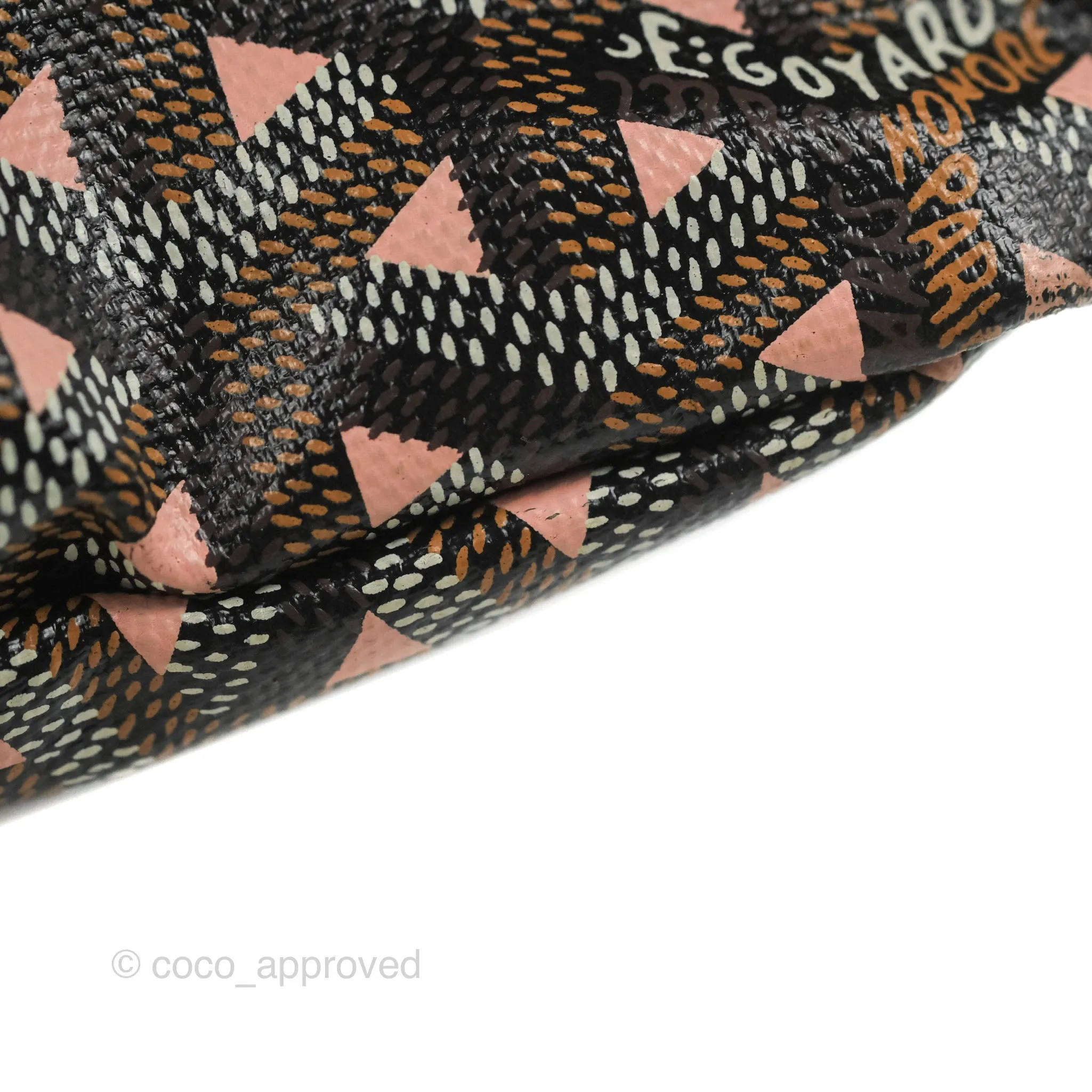 Goyard St. Louis Tote PM Clairvoie Black/Pink Japan Edition
