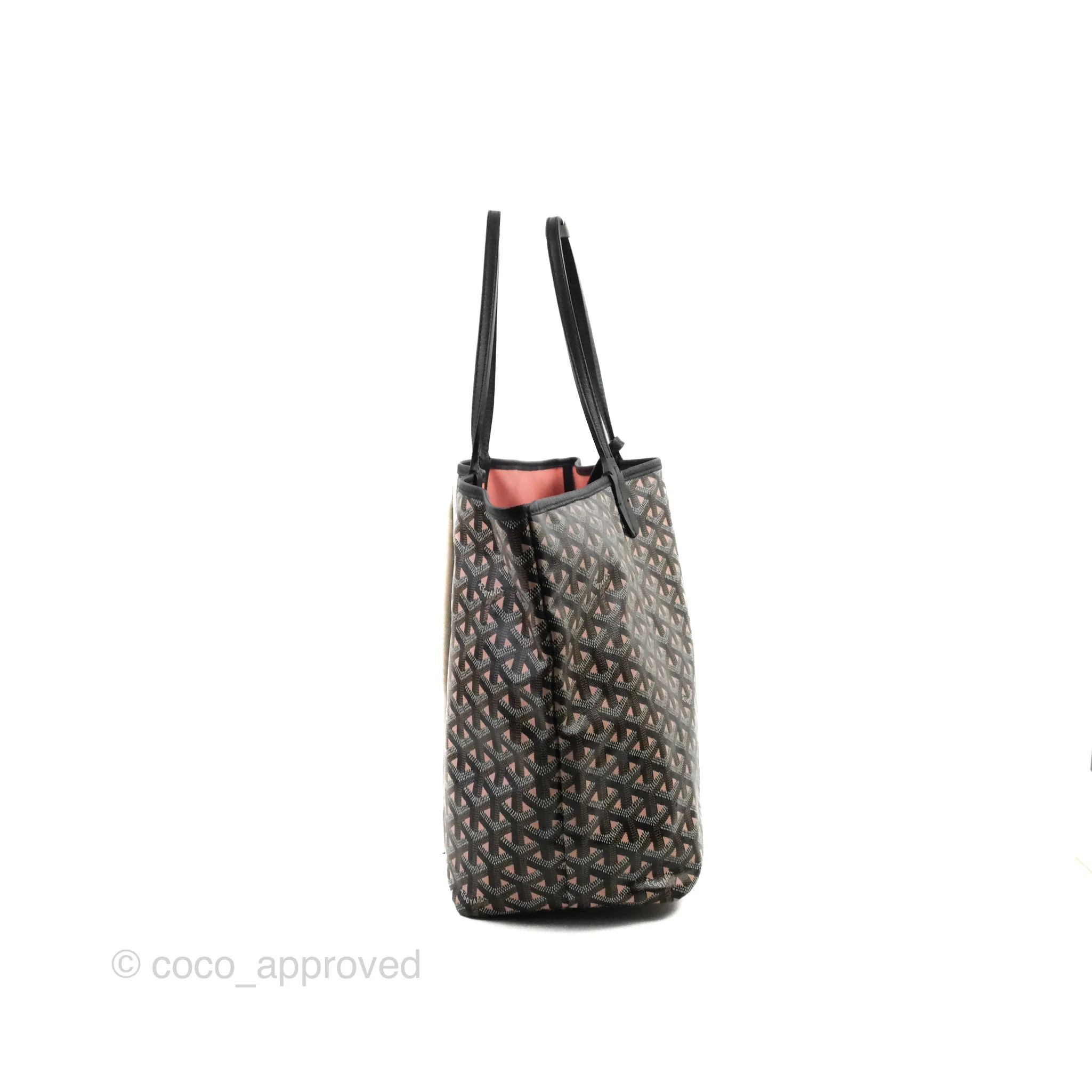Goyard St. Louis Tote PM Clairvoie Black/Pink Japan Edition