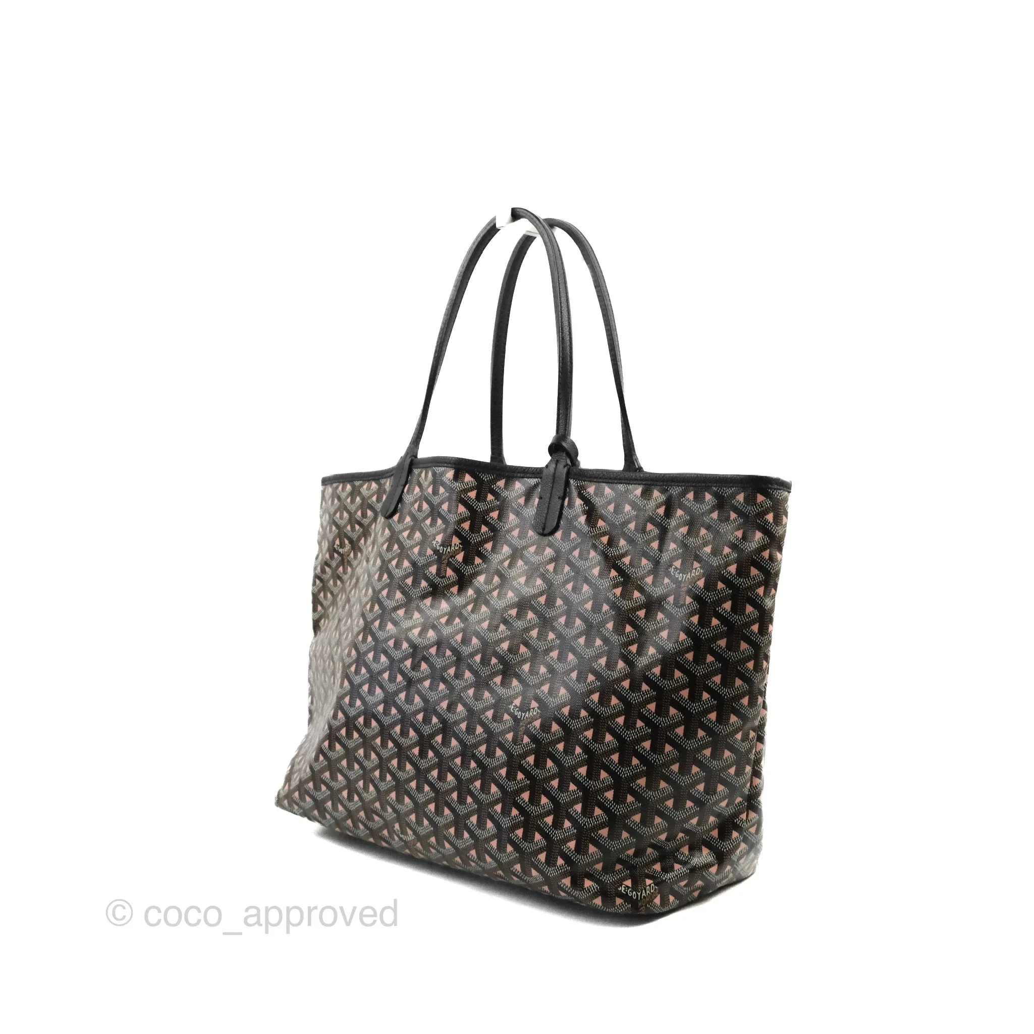 Goyard St. Louis Tote PM Clairvoie Black/Pink Japan Edition
