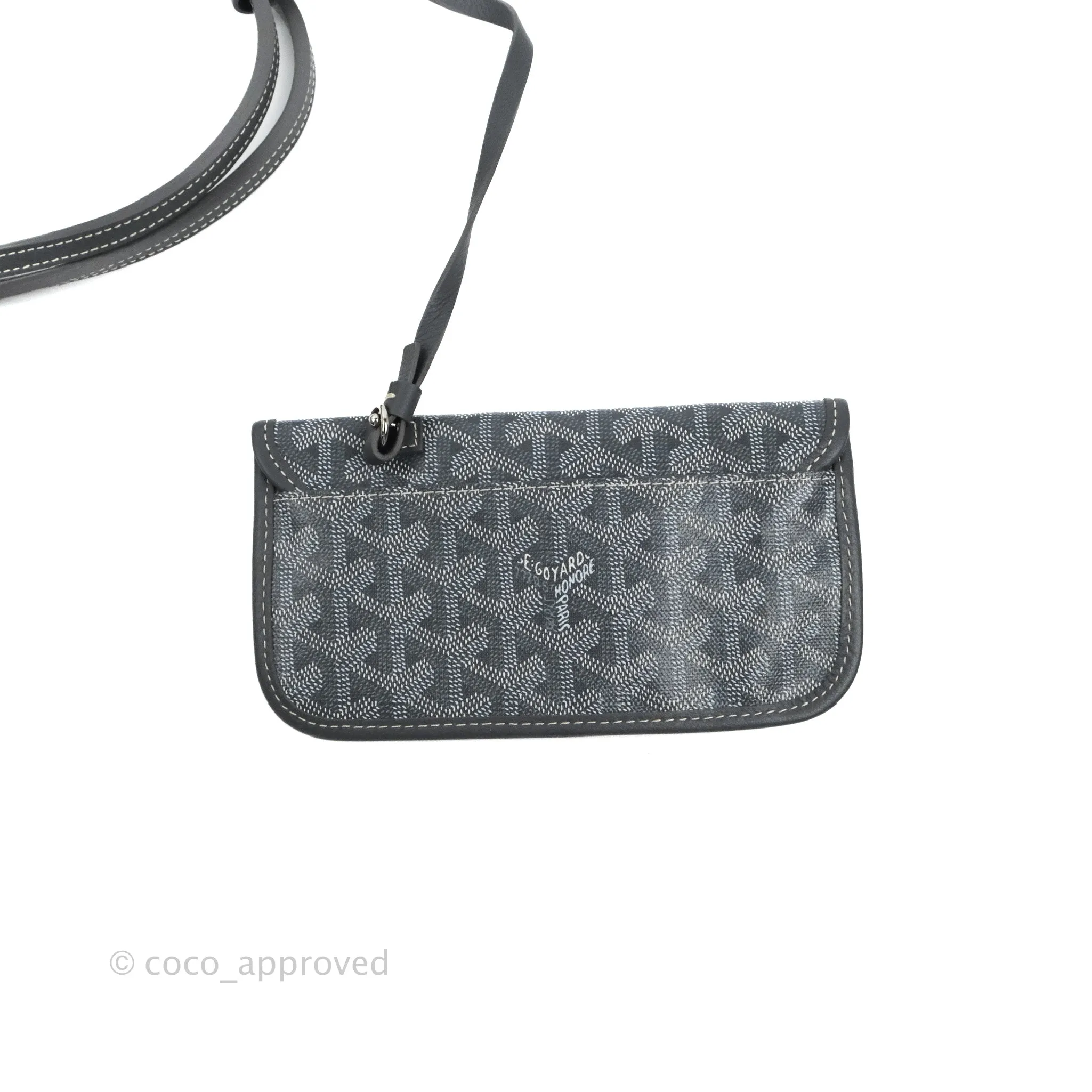 Goyard St Louis Tote PM Goyardine Canvas Grey