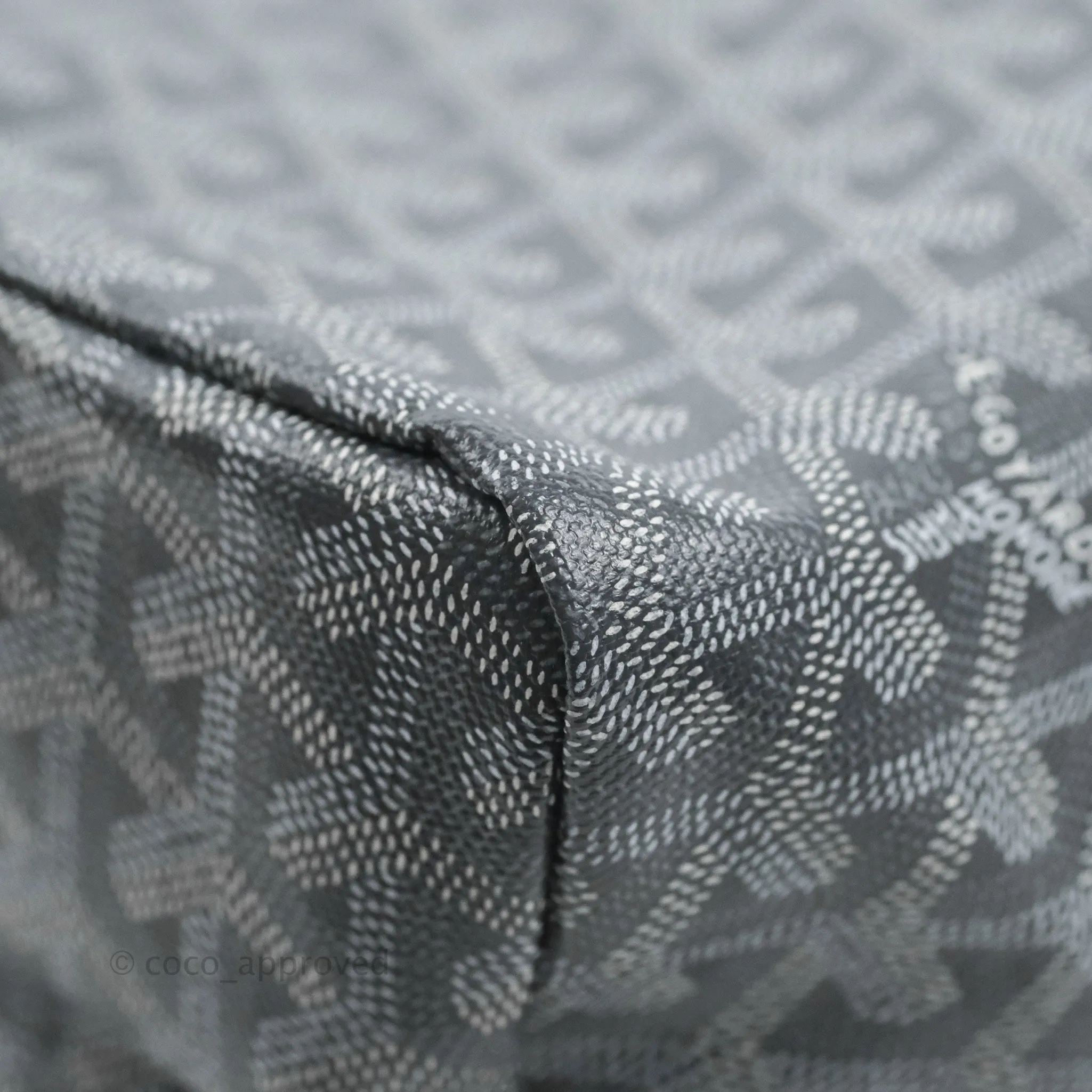 Goyard St Louis Tote PM Goyardine Canvas Grey
