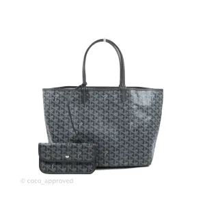 Goyard St Louis Tote PM Goyardine Canvas Grey