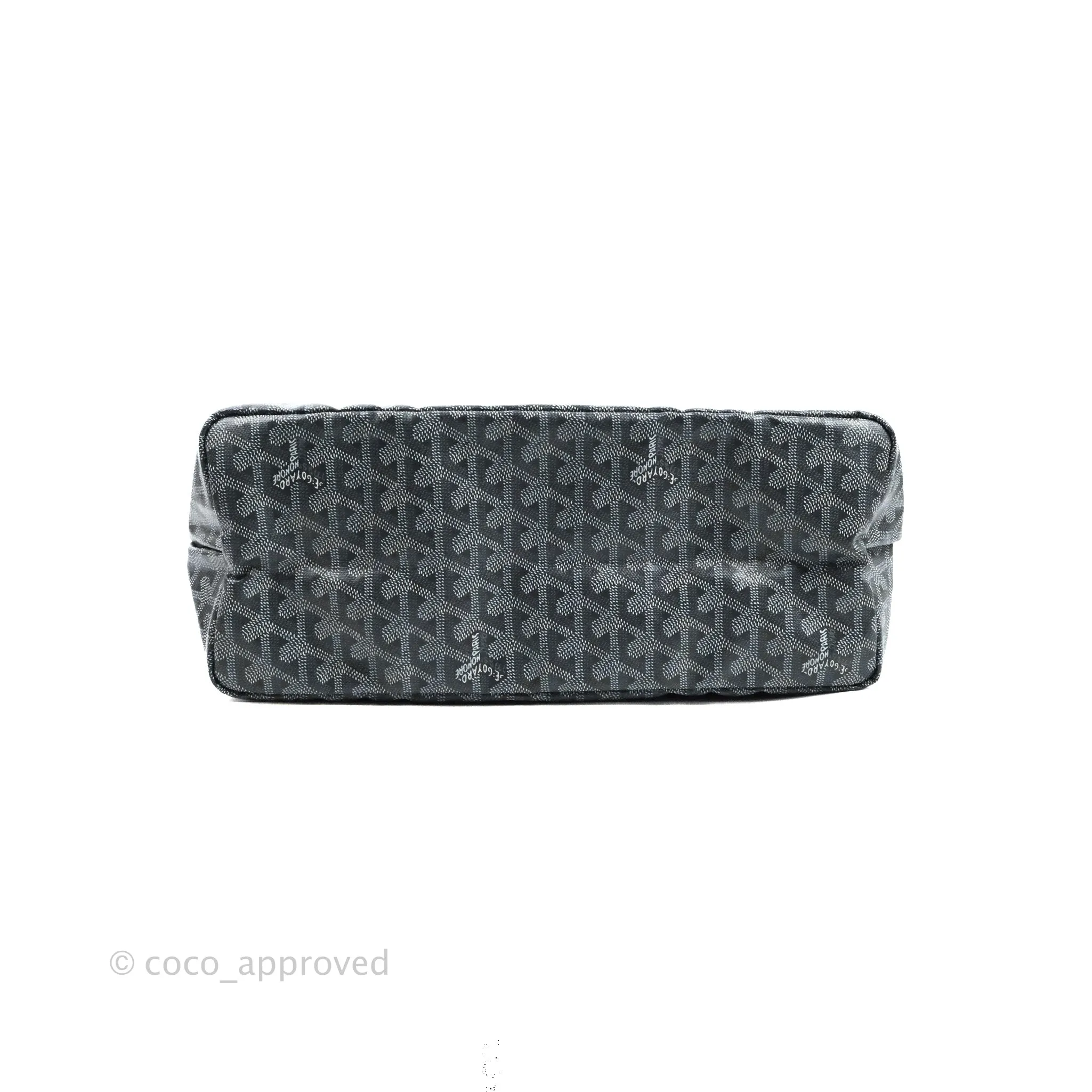 Goyard St Louis Tote PM Goyardine Canvas Grey