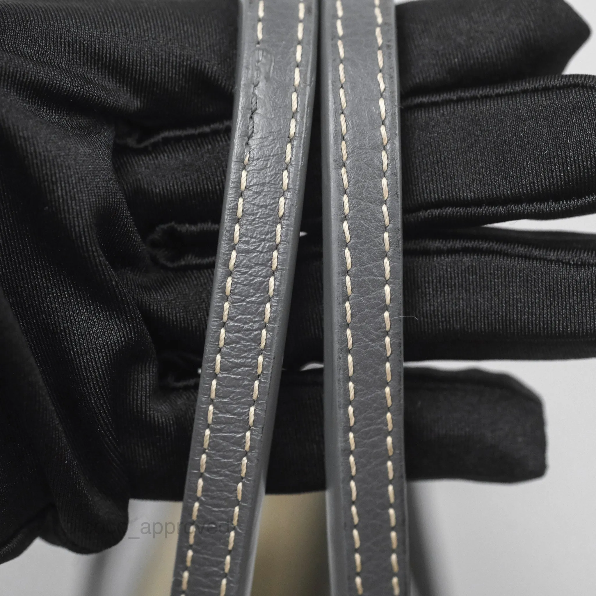 Goyard St Louis Tote PM Grey Canvas