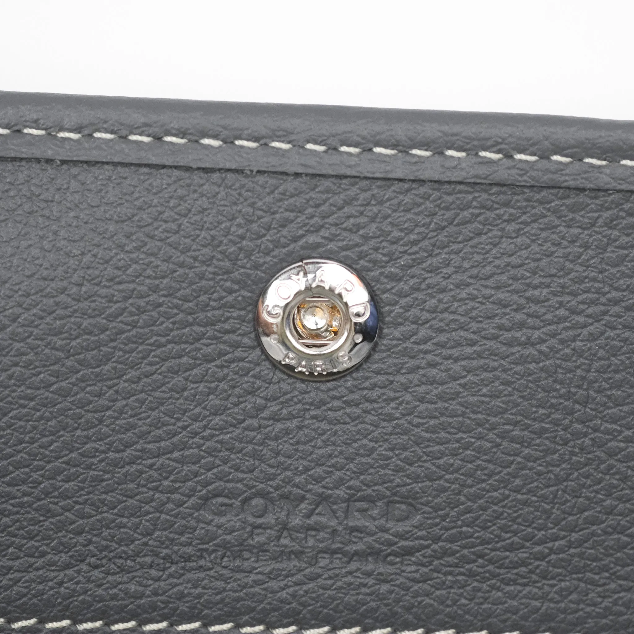 Goyard St Louis Tote PM Grey Canvas