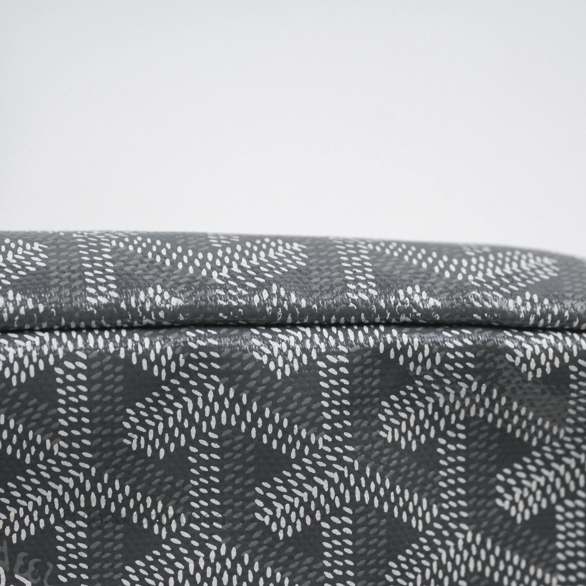 Goyard St Louis Tote PM Grey Canvas