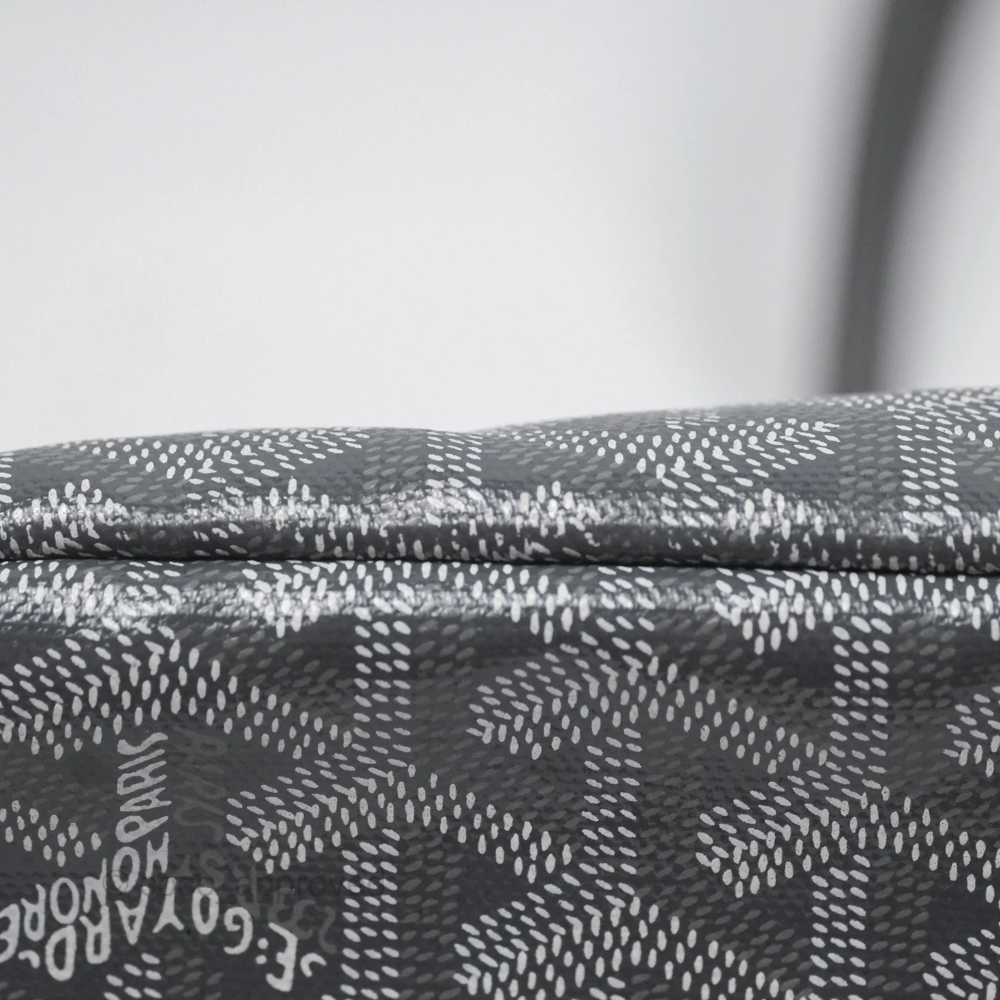 Goyard St Louis Tote PM Grey Canvas