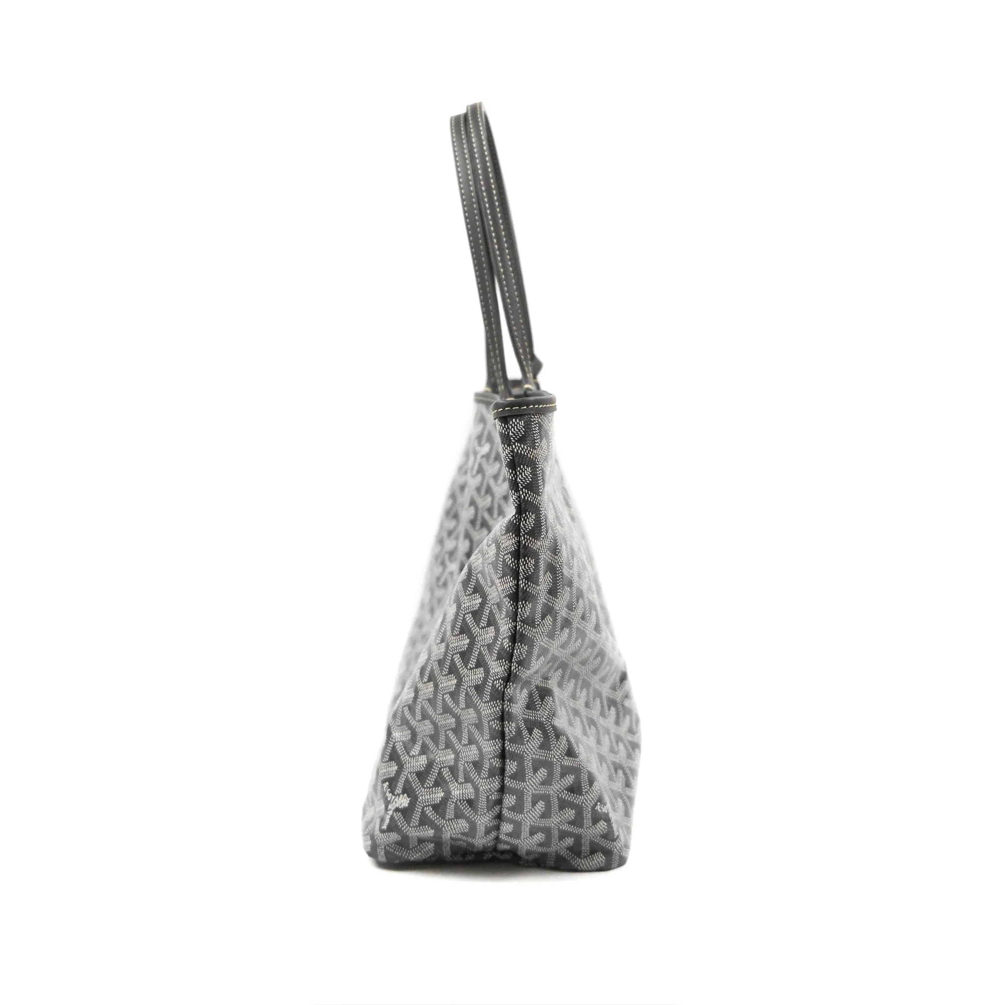 Goyard St Louis Tote PM Grey Goyardine Canvas