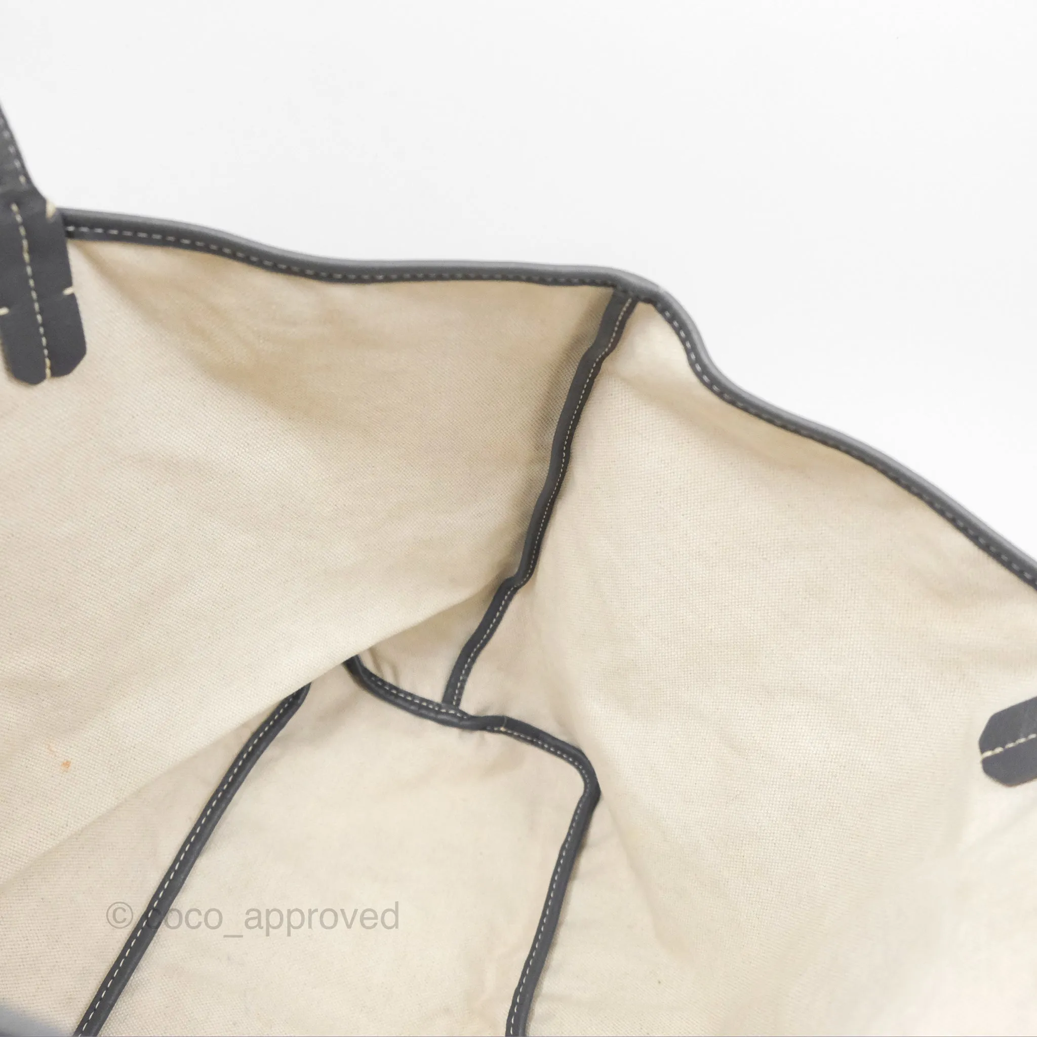 Goyard St Louis Tote PM Grey Goyardine Canvas