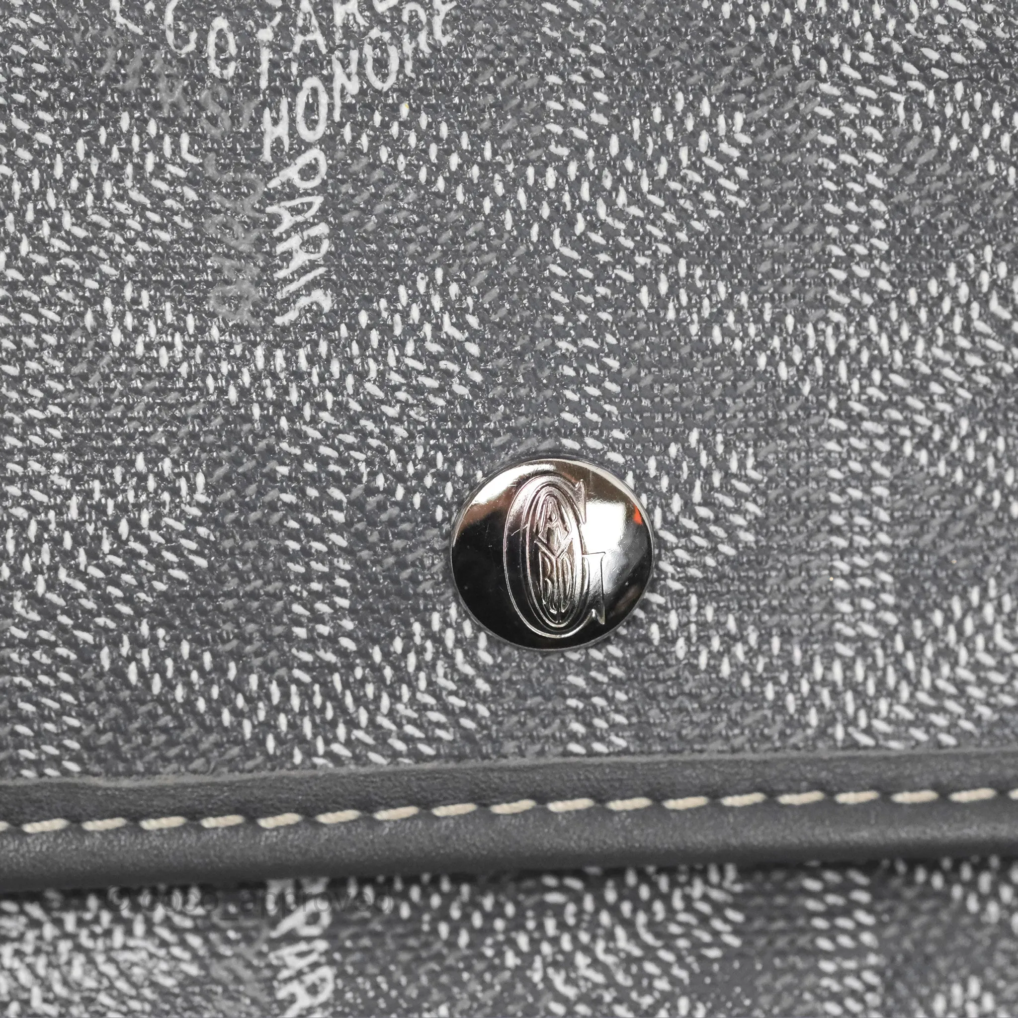 Goyard St Louis Tote PM Grey Goyardine Canvas
