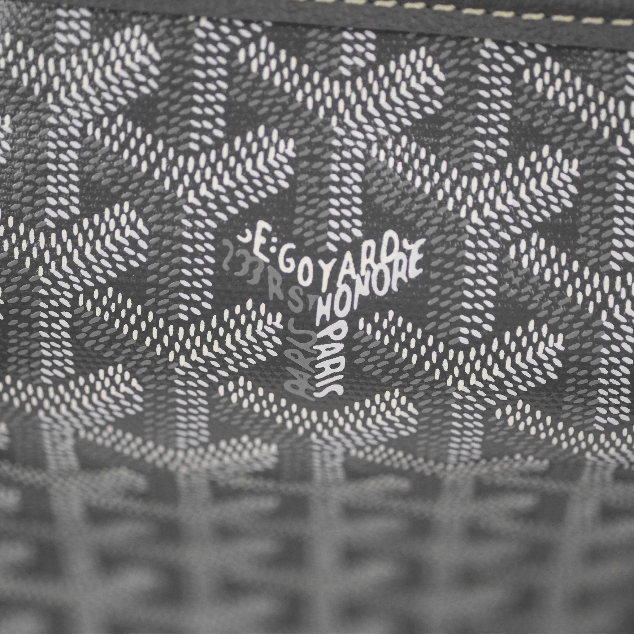 Goyard St Louis Tote PM Grey Goyardine Canvas