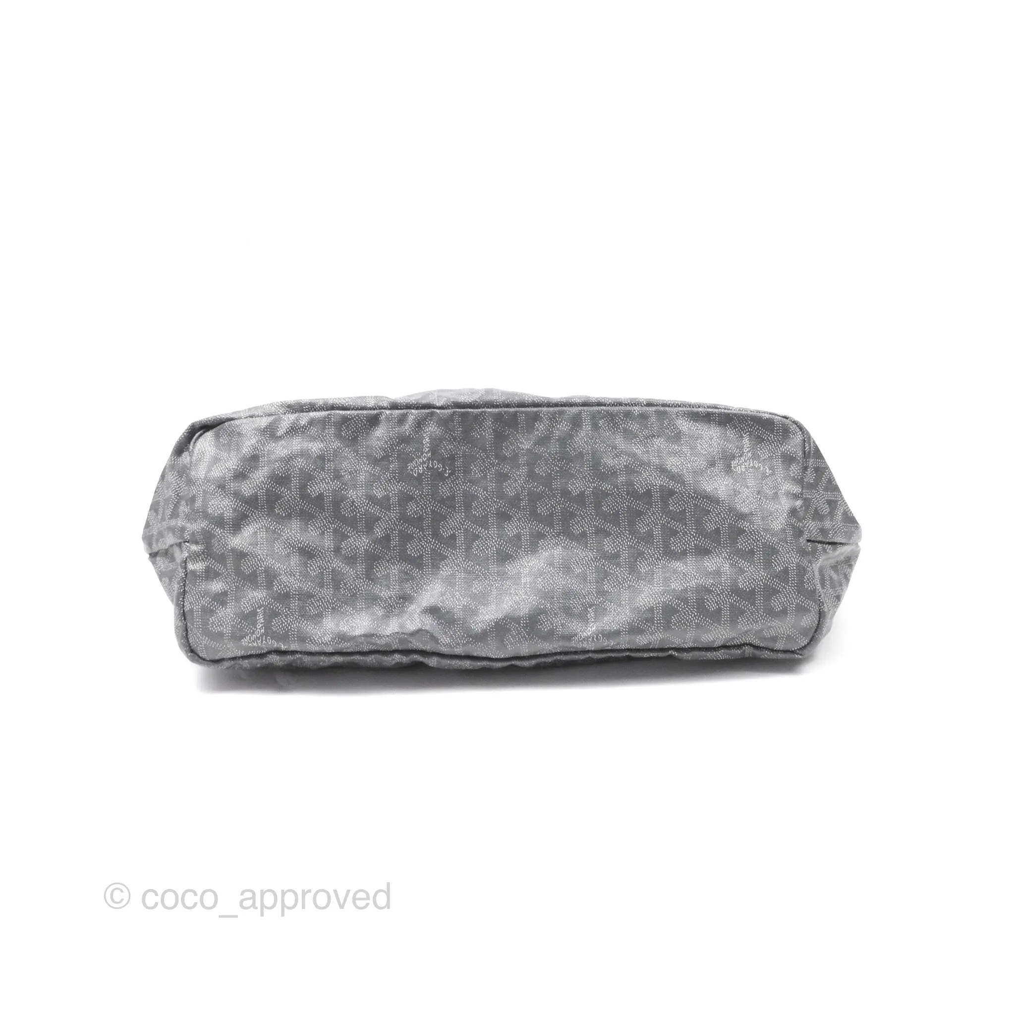 Goyard St Louis Tote PM Grey Goyardine Canvas