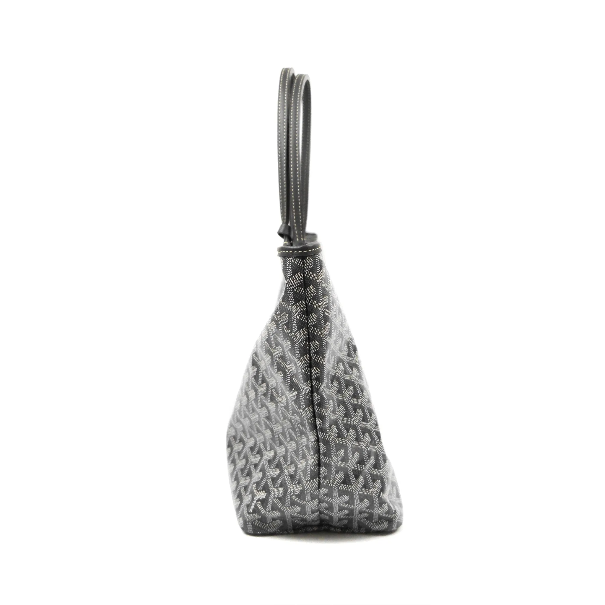Goyard St Louis Tote PM Grey Goyardine Canvas