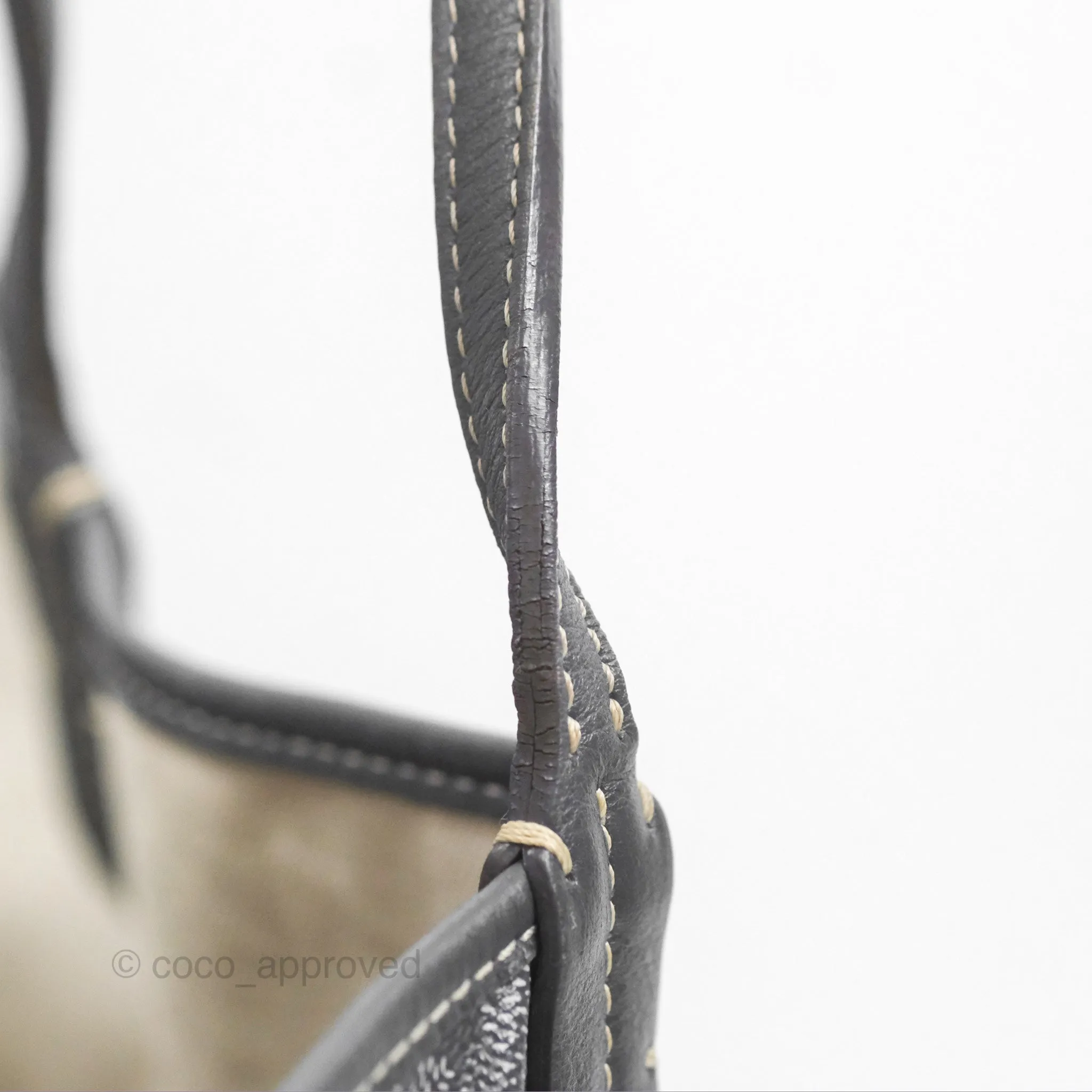 Goyard St Louis Tote PM Grey Goyardine Canvas