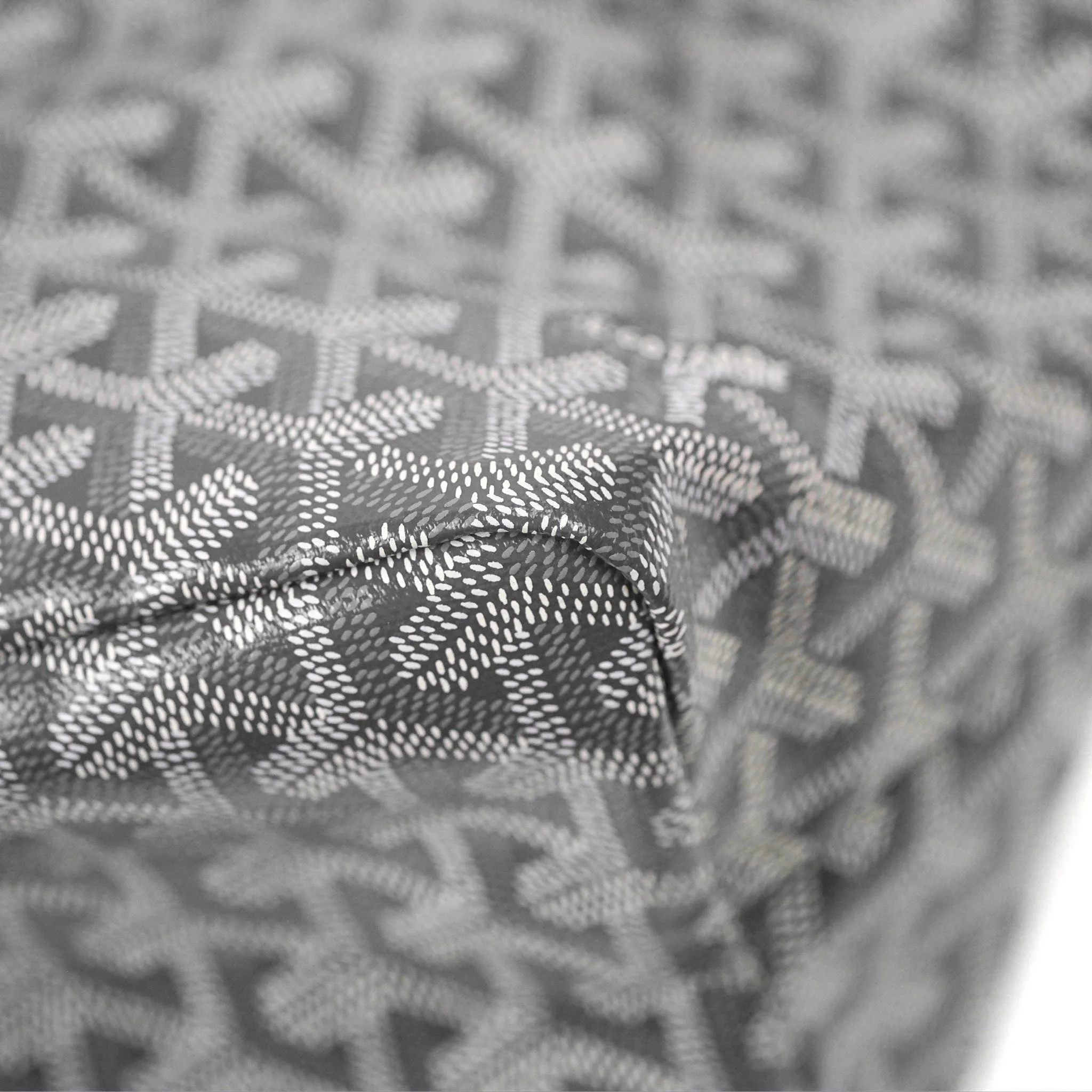 Goyard St Louis Tote PM Grey Goyardine Canvas