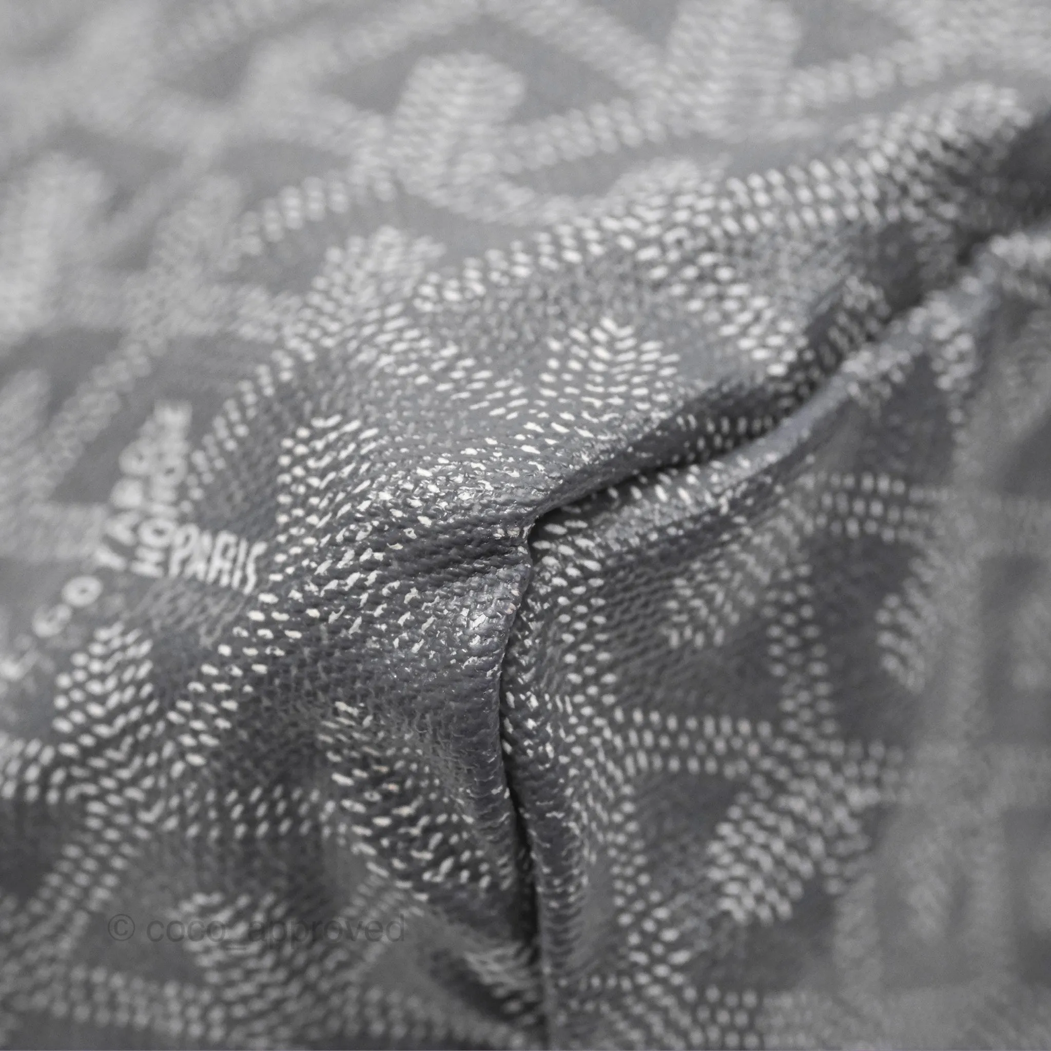 Goyard St Louis Tote PM Grey Goyardine Canvas
