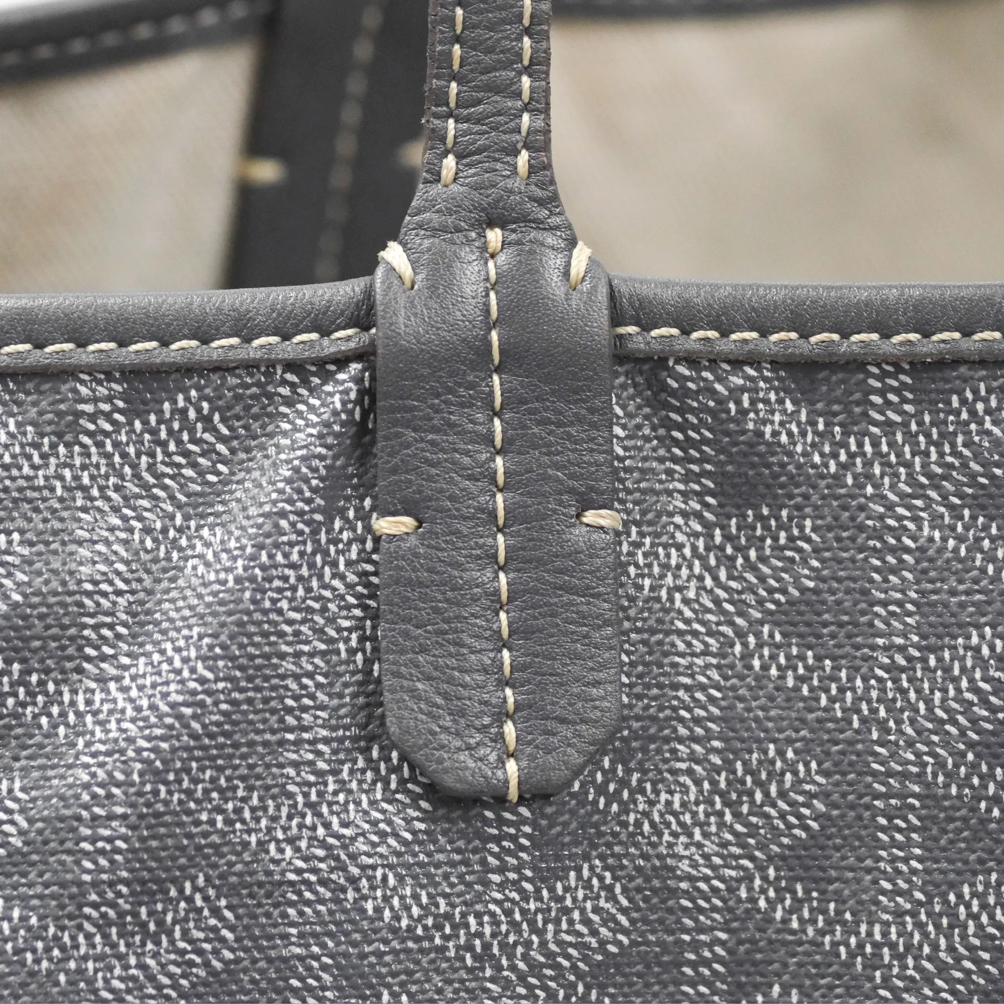 Goyard St Louis Tote PM Grey Goyardine Canvas