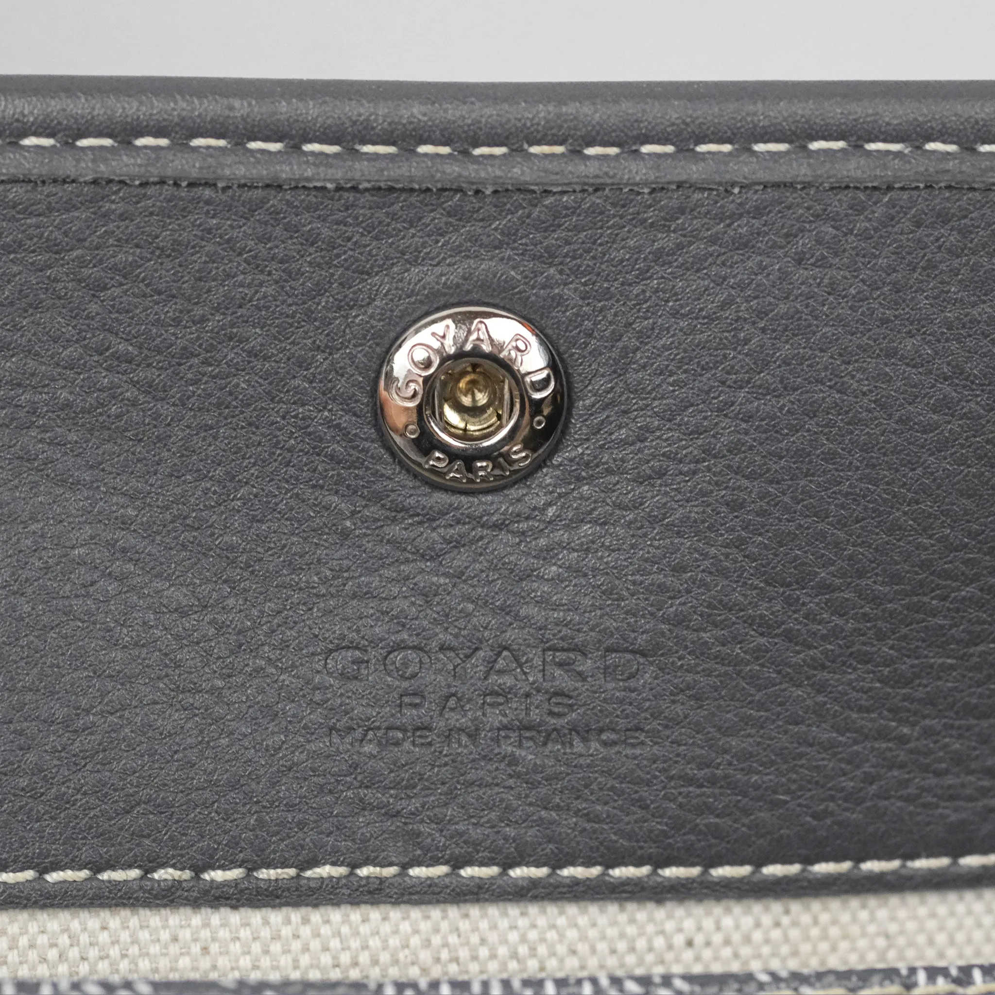 Goyard St Louis Tote PM Grey Goyardine Canvas