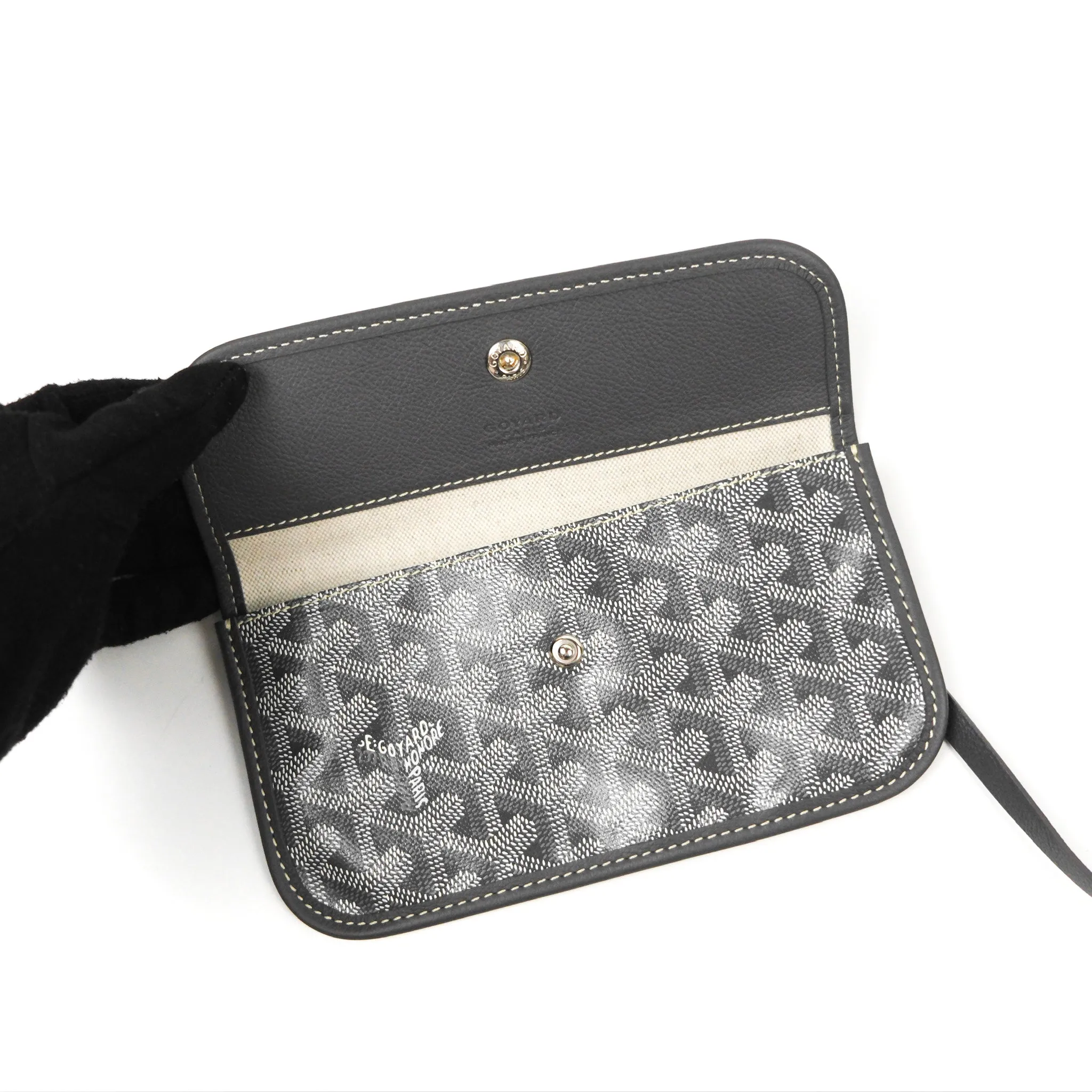 Goyard St Louis Tote PM Grey Goyardine Canvas