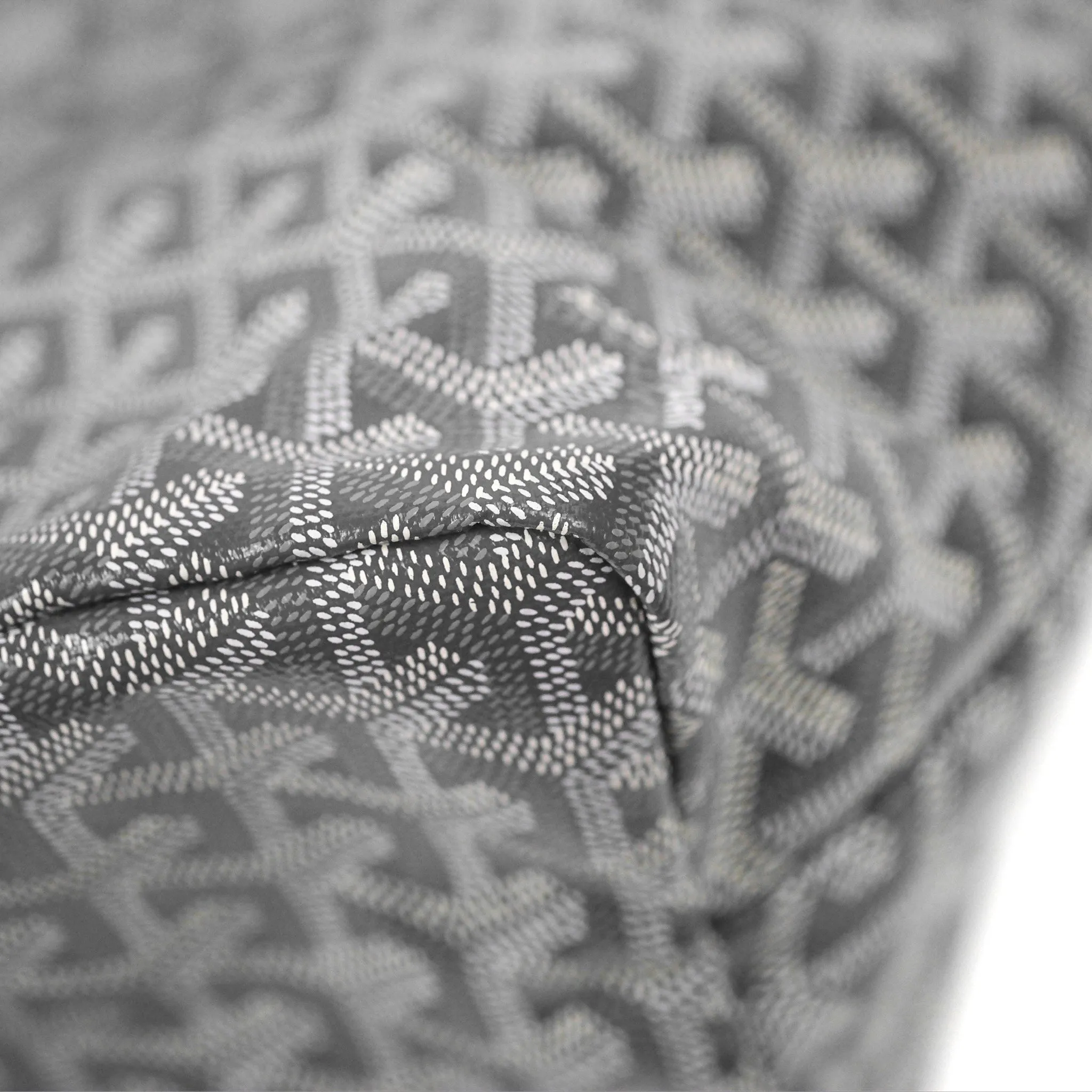 Goyard St Louis Tote PM Grey Goyardine Canvas