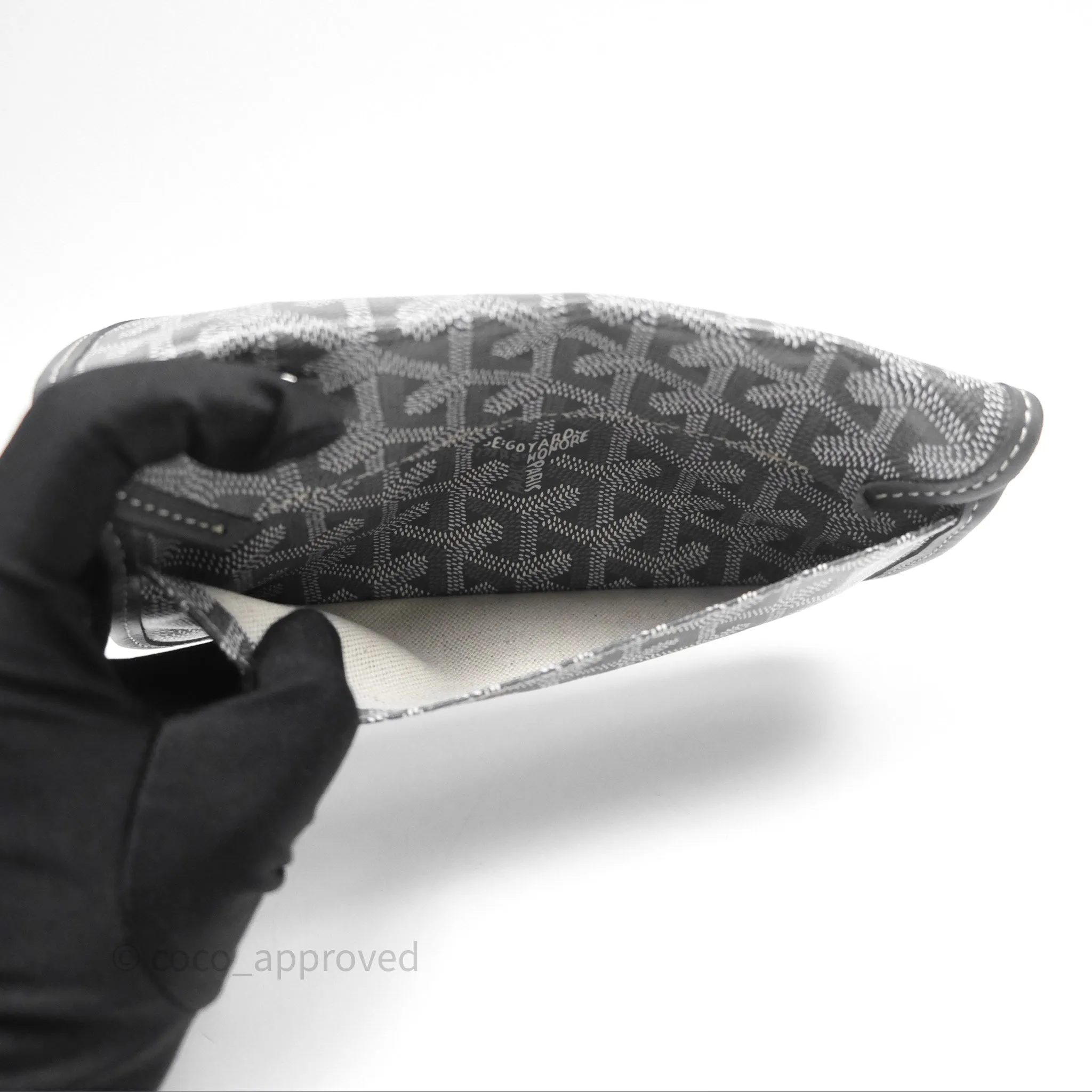 Goyard St Louis Tote PM Grey