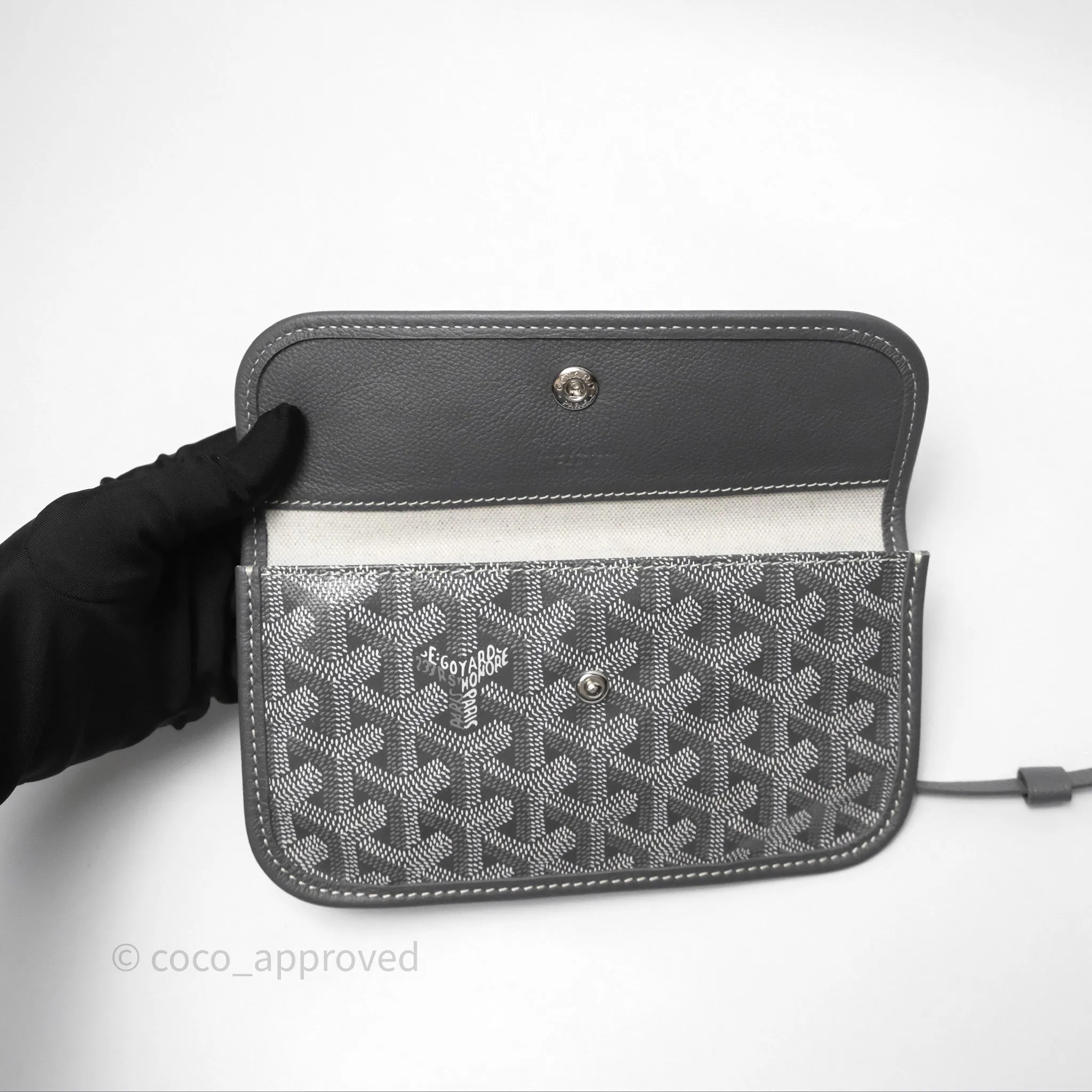 Goyard St Louis Tote PM Grey