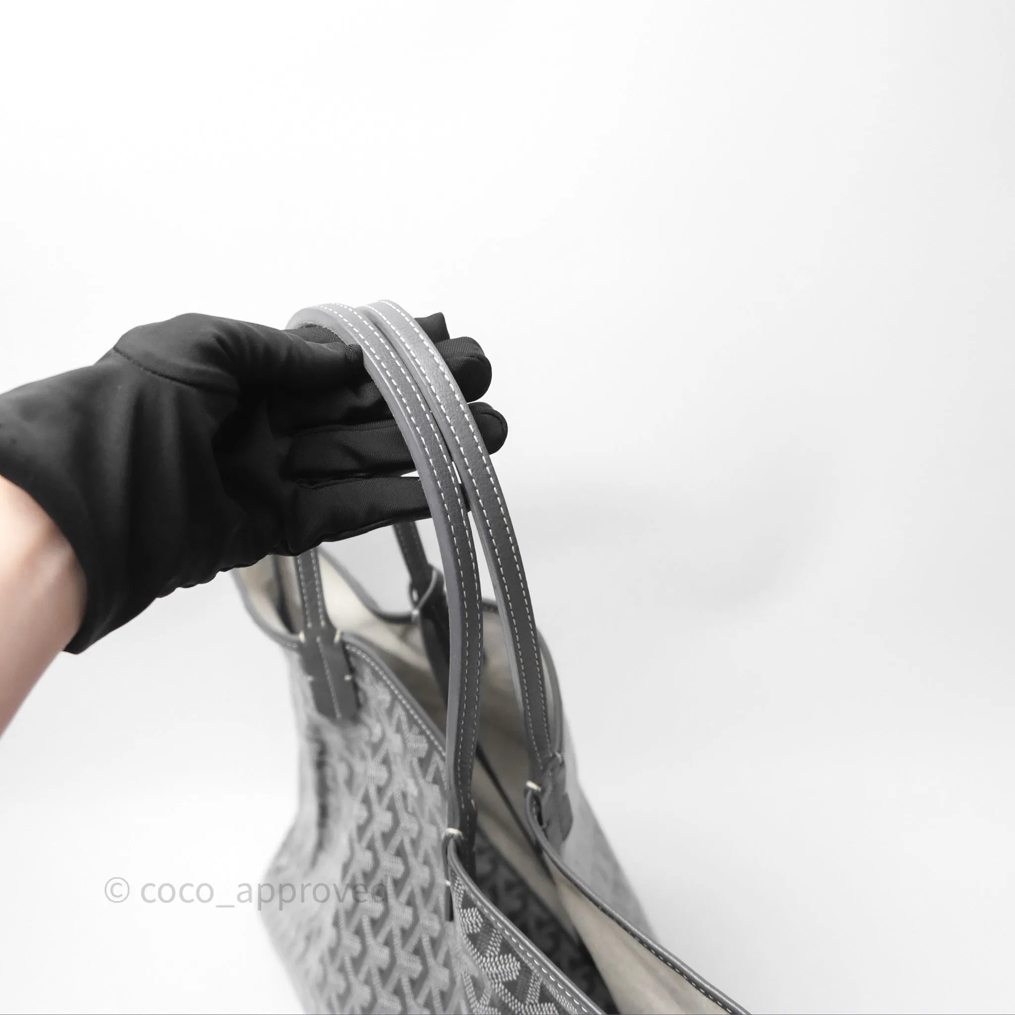 Goyard St Louis Tote PM Grey