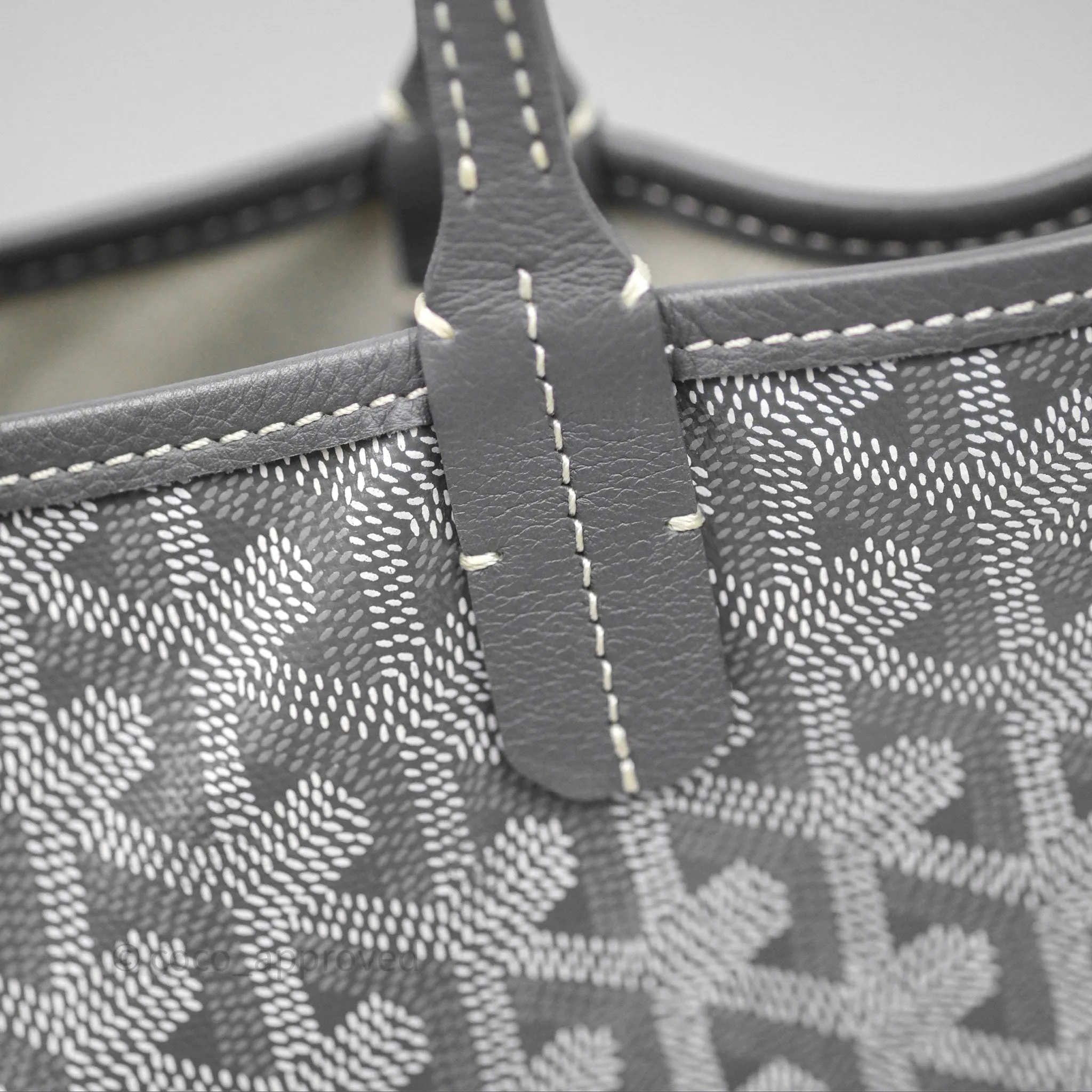 Goyard St Louis Tote PM Grey