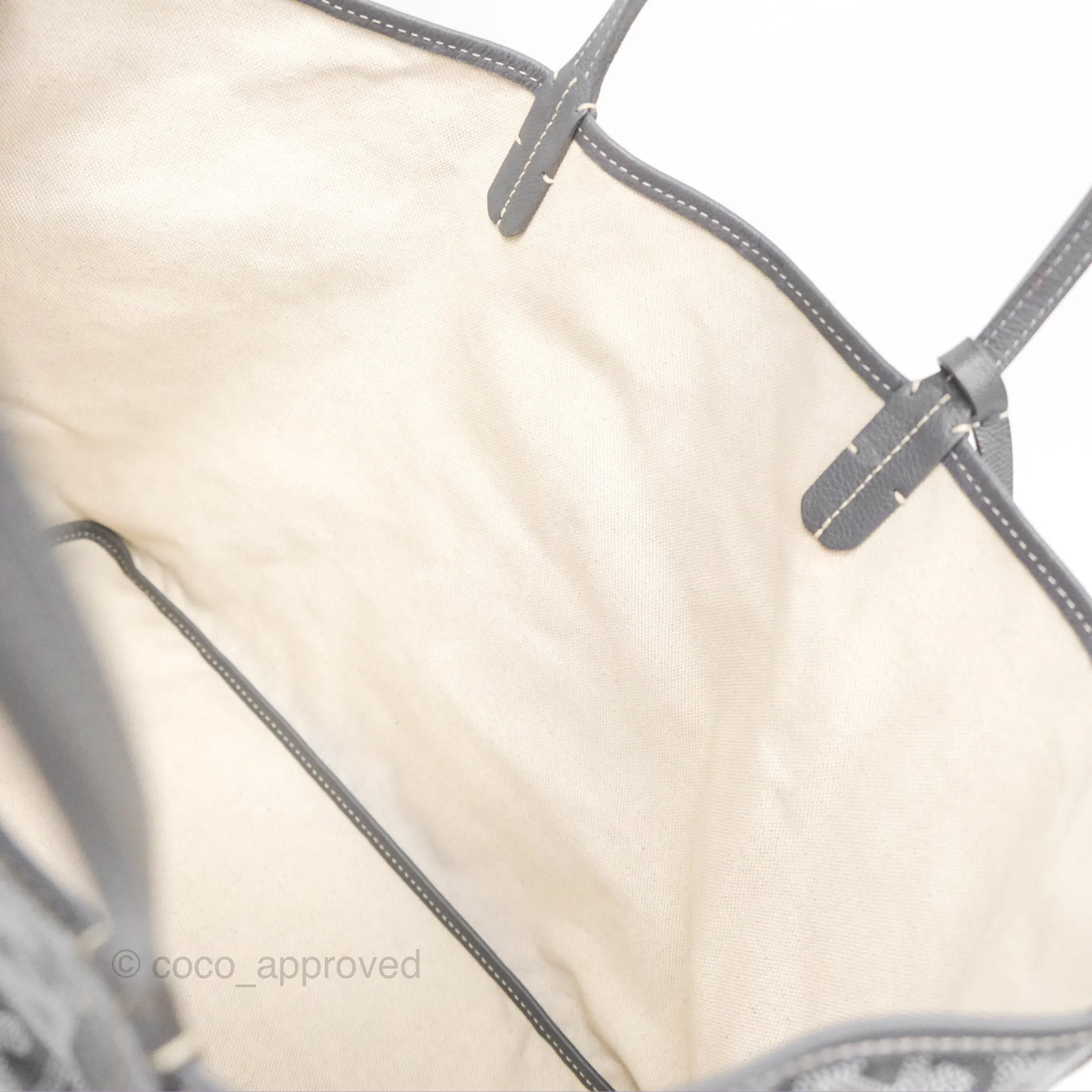 Goyard St Louis Tote PM Grey