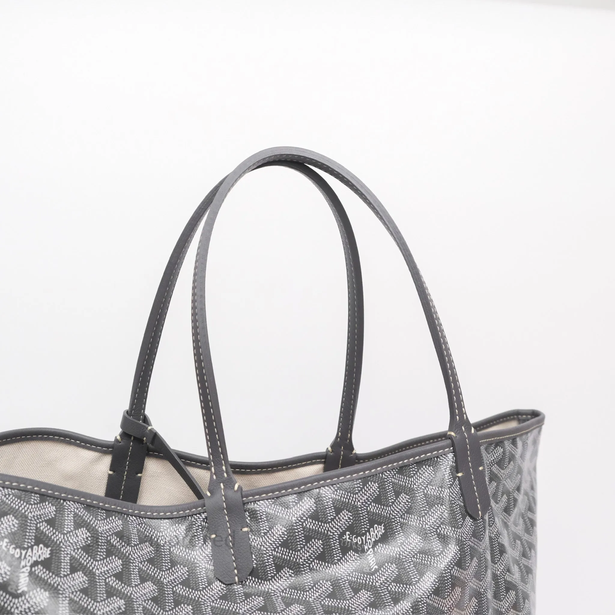 Goyard St Louis Tote PM Grey