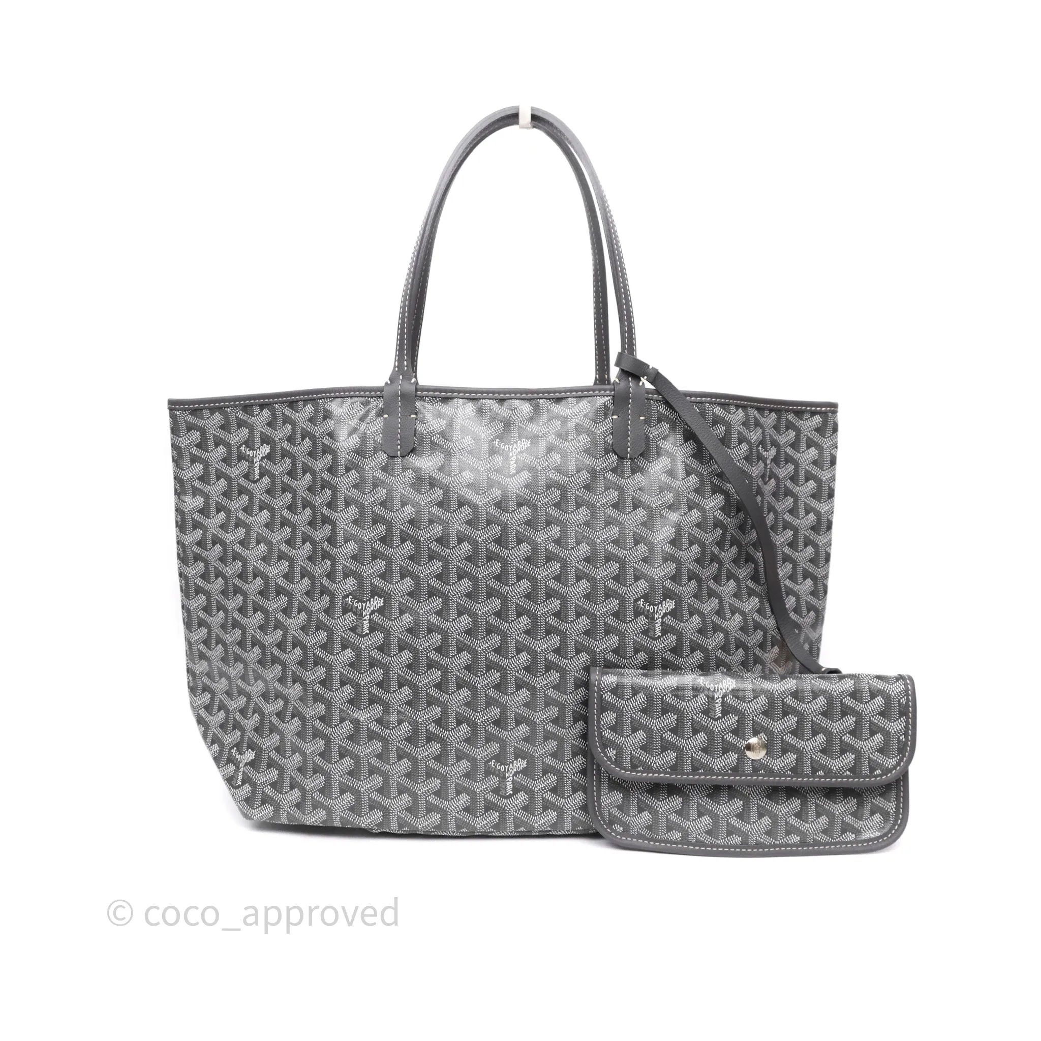 Goyard St Louis Tote PM Grey