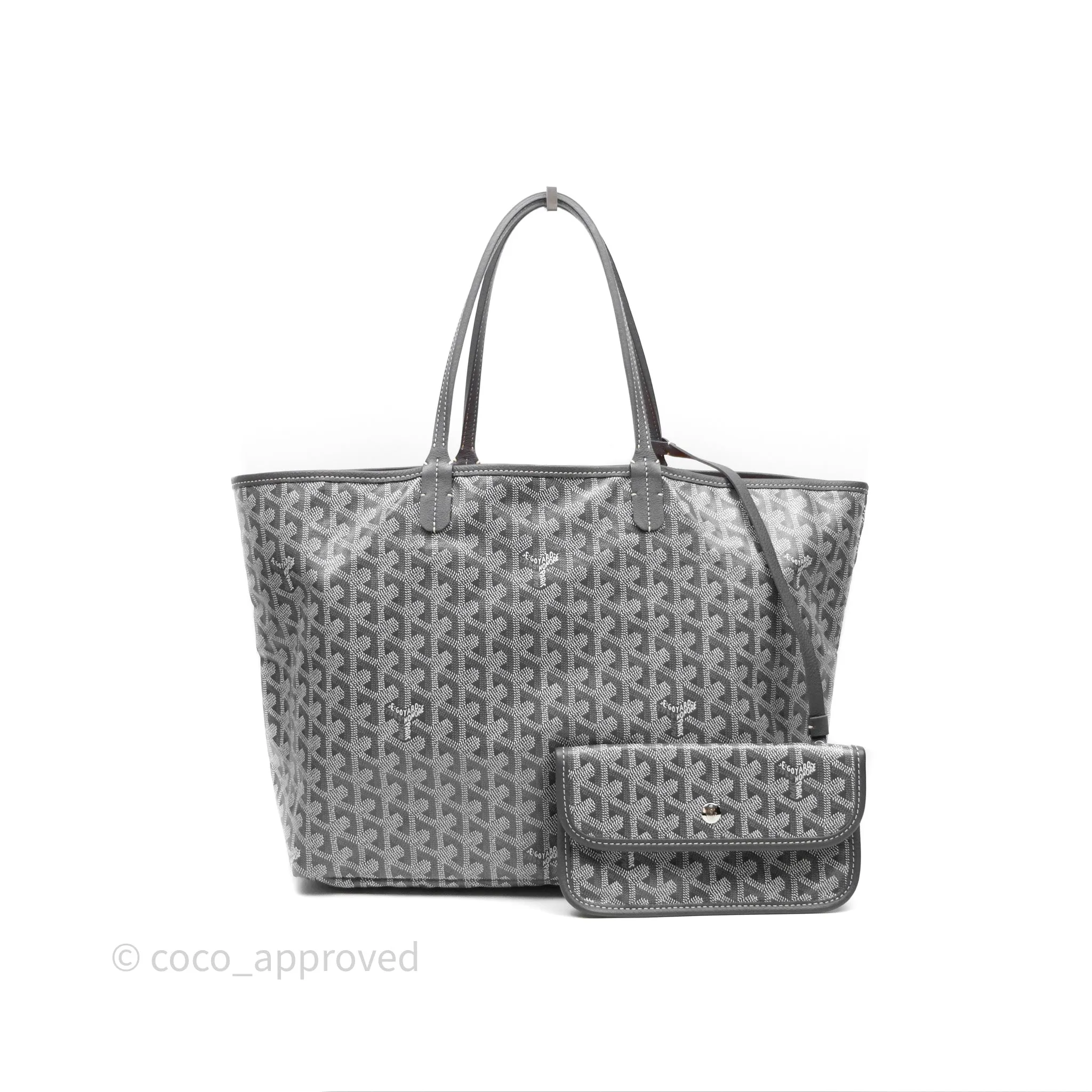 Goyard St Louis Tote PM Grey
