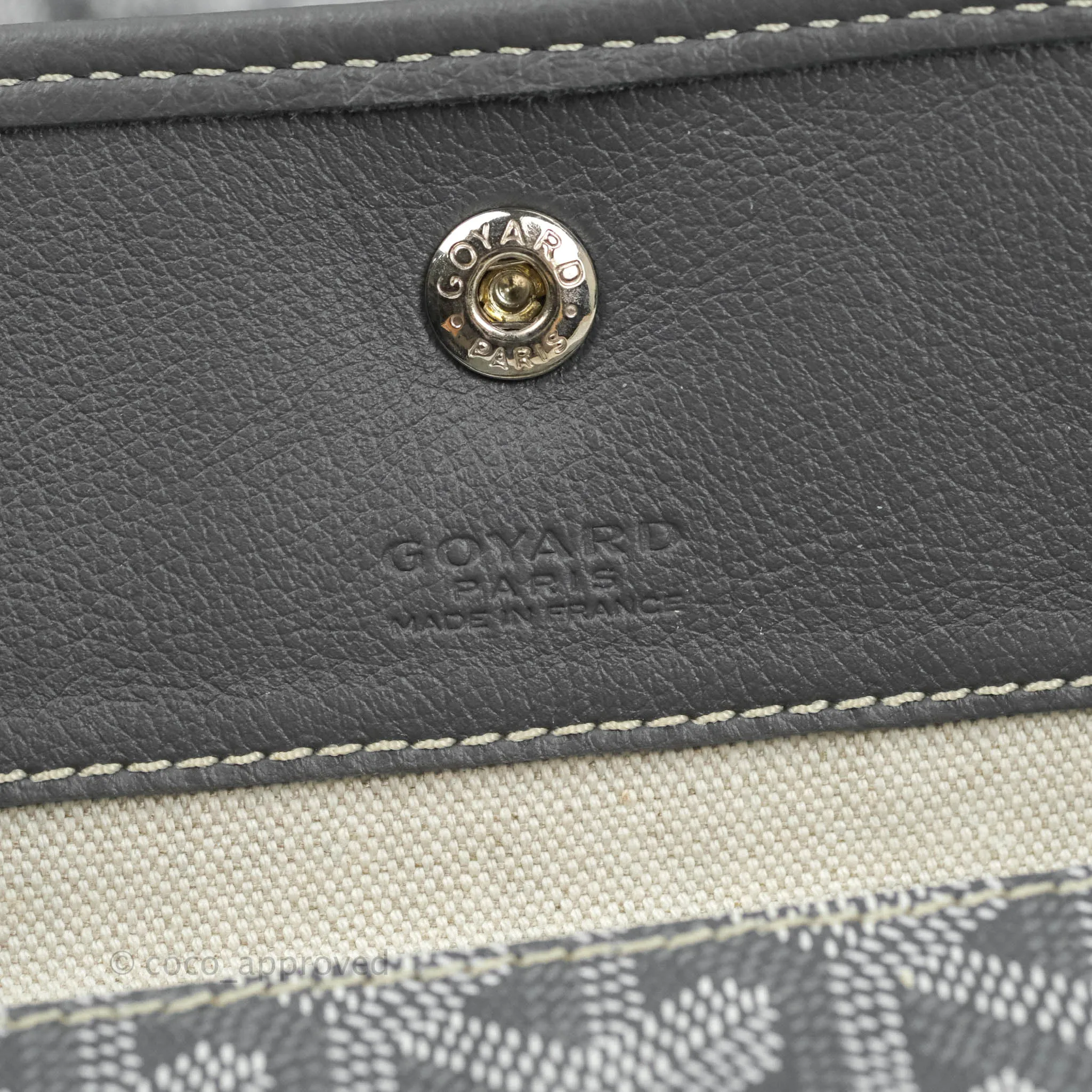Goyard St Louis Tote PM Grey