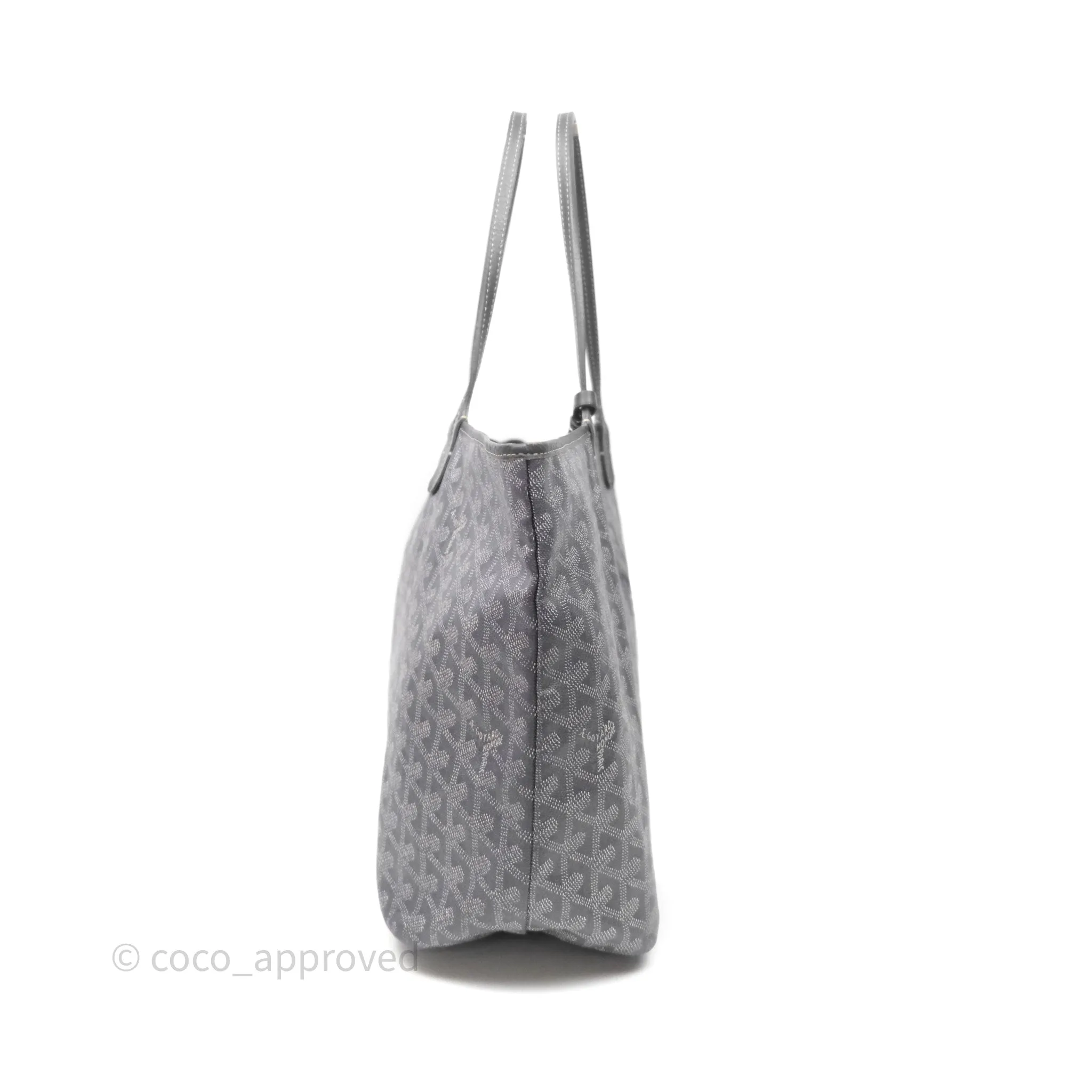Goyard St Louis Tote PM Grey