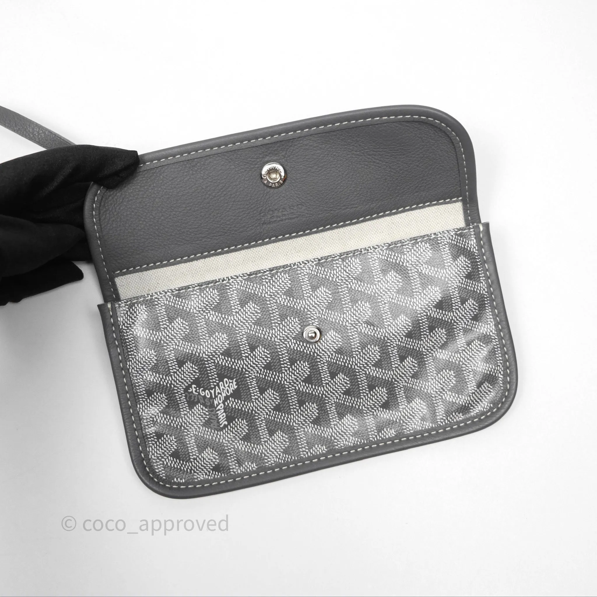 Goyard St Louis Tote PM Grey