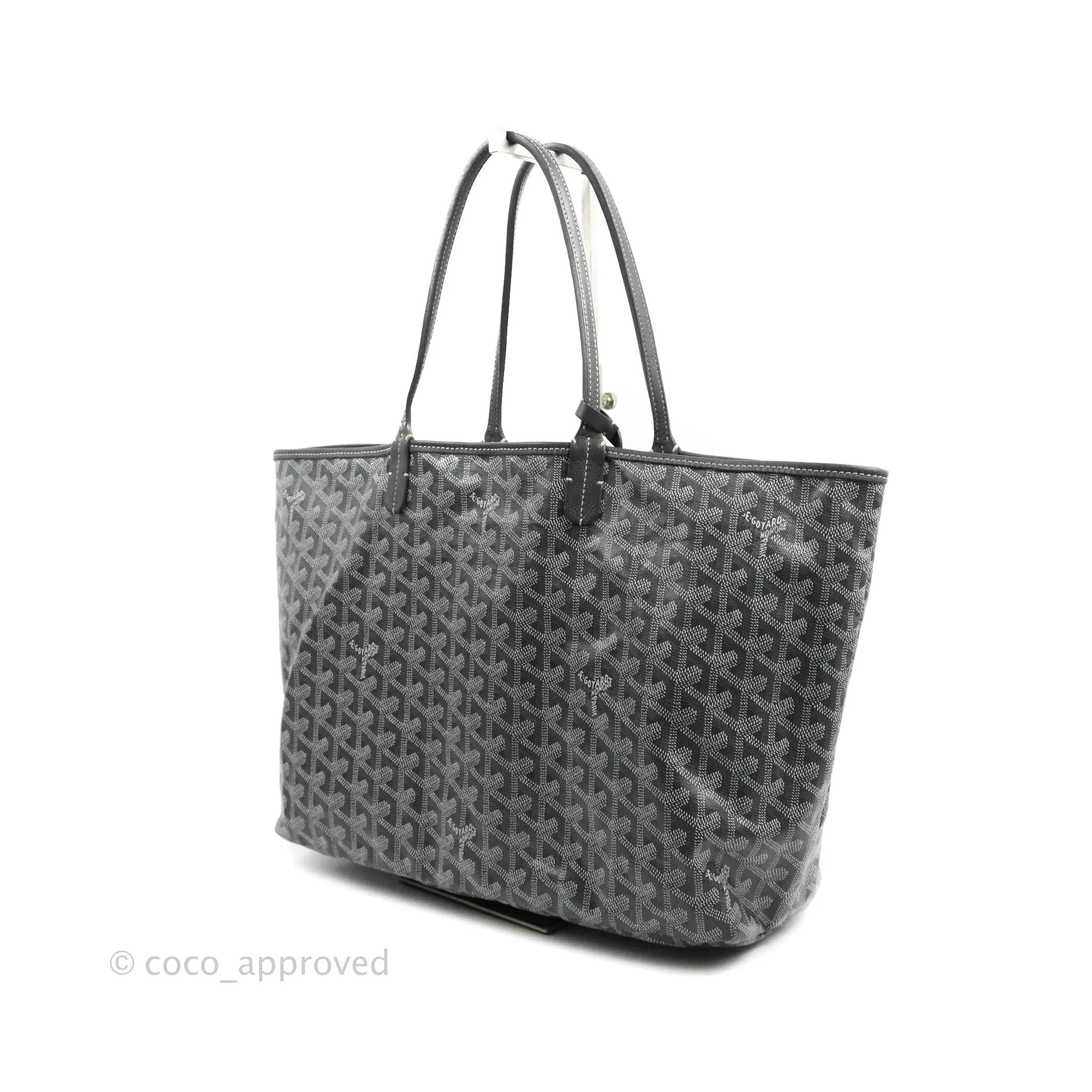 Goyard St Louis Tote PM Grey