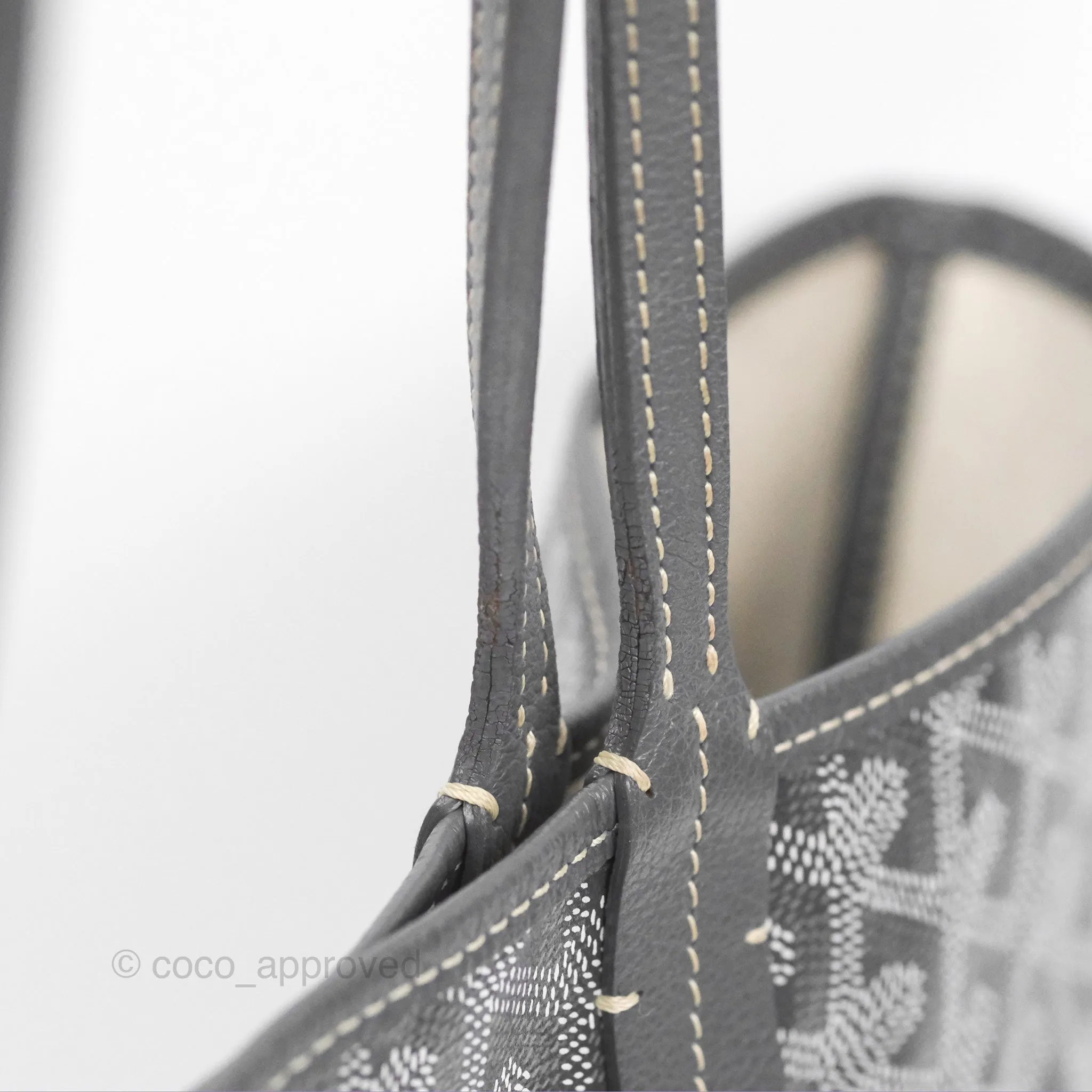 Goyard St Louis Tote PM Grey