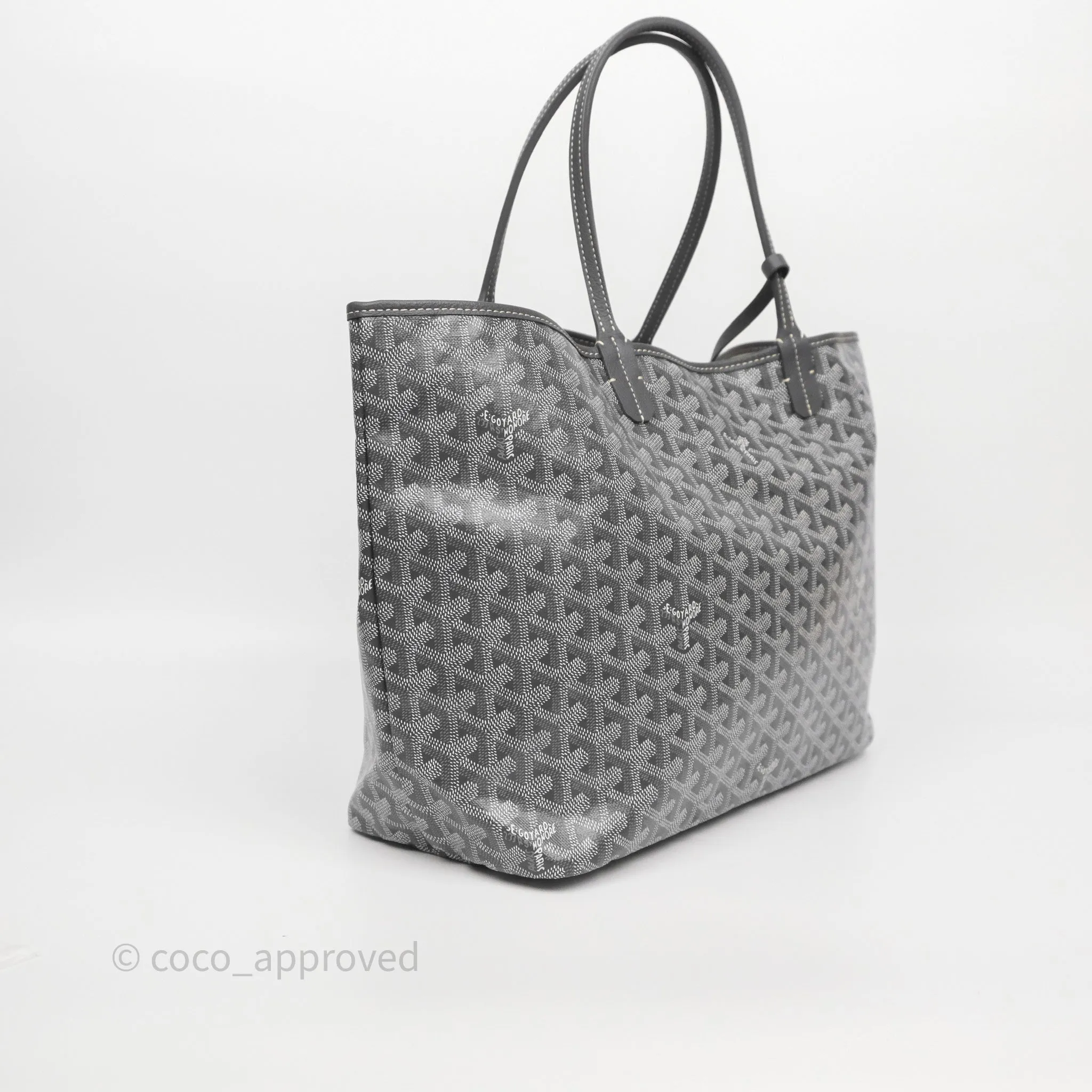 Goyard St Louis Tote PM Grey