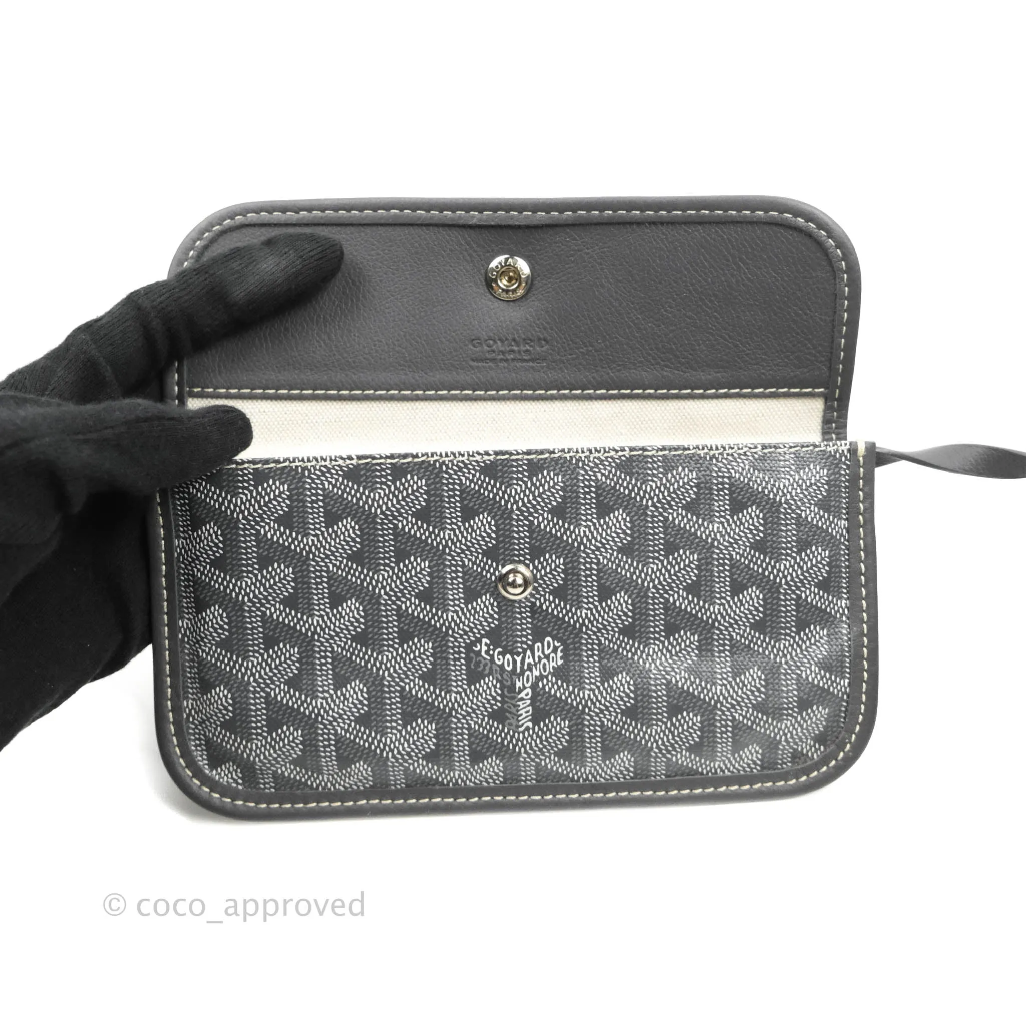 Goyard St Louis Tote PM Grey