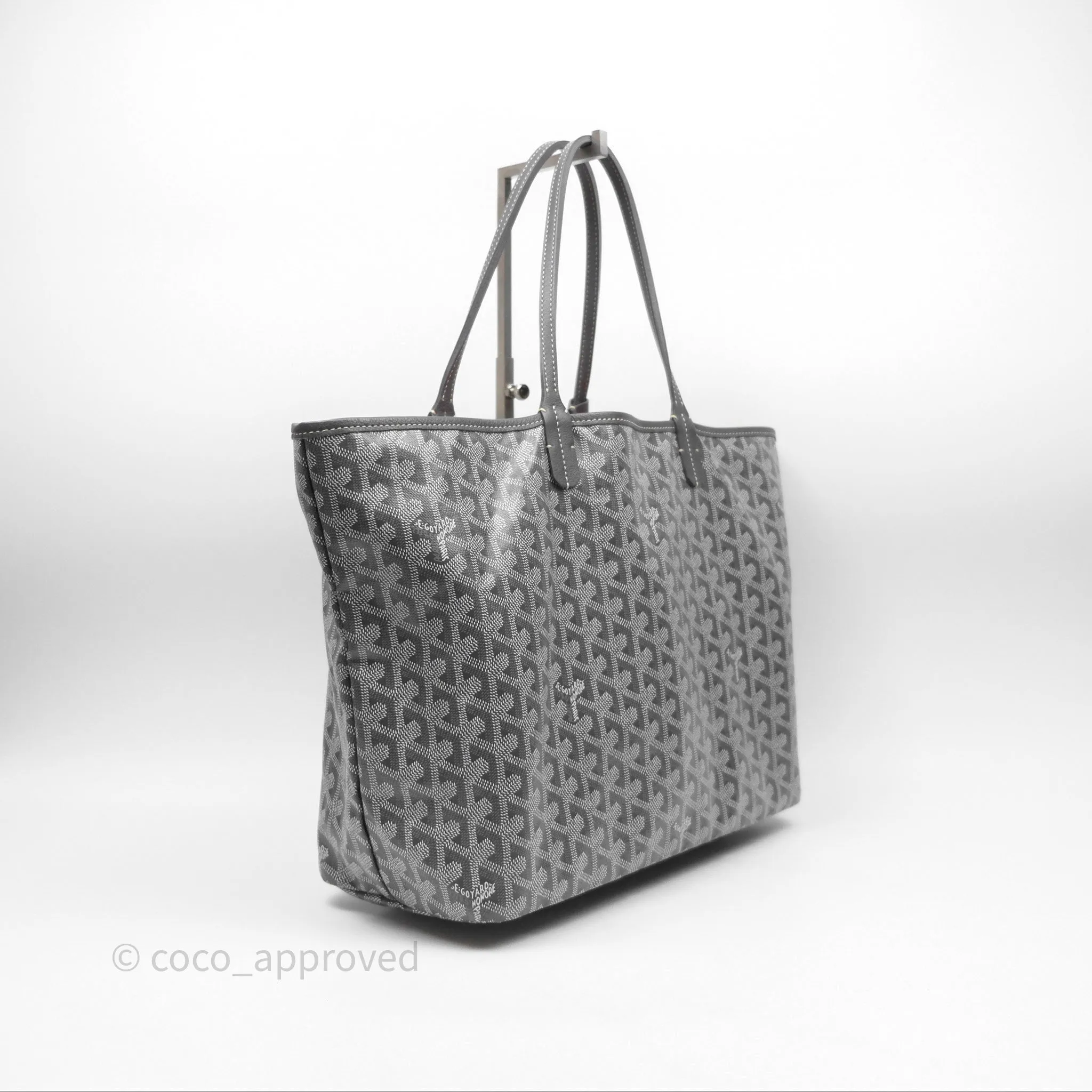 Goyard St Louis Tote PM Grey