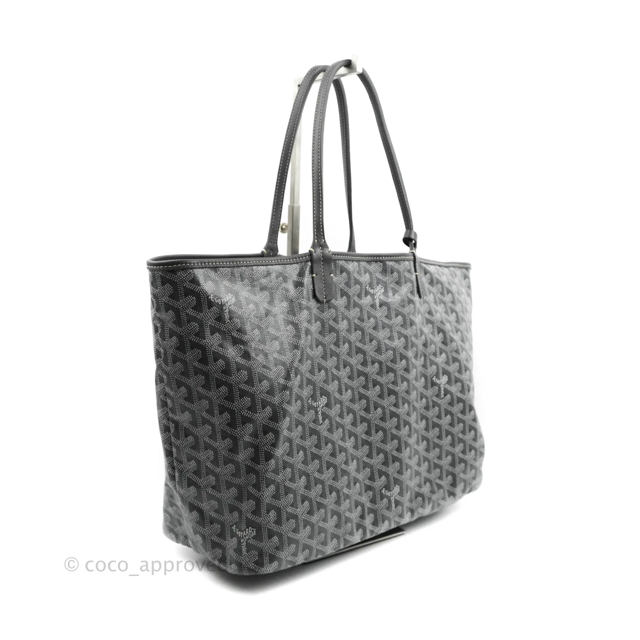 Goyard St Louis Tote PM Grey