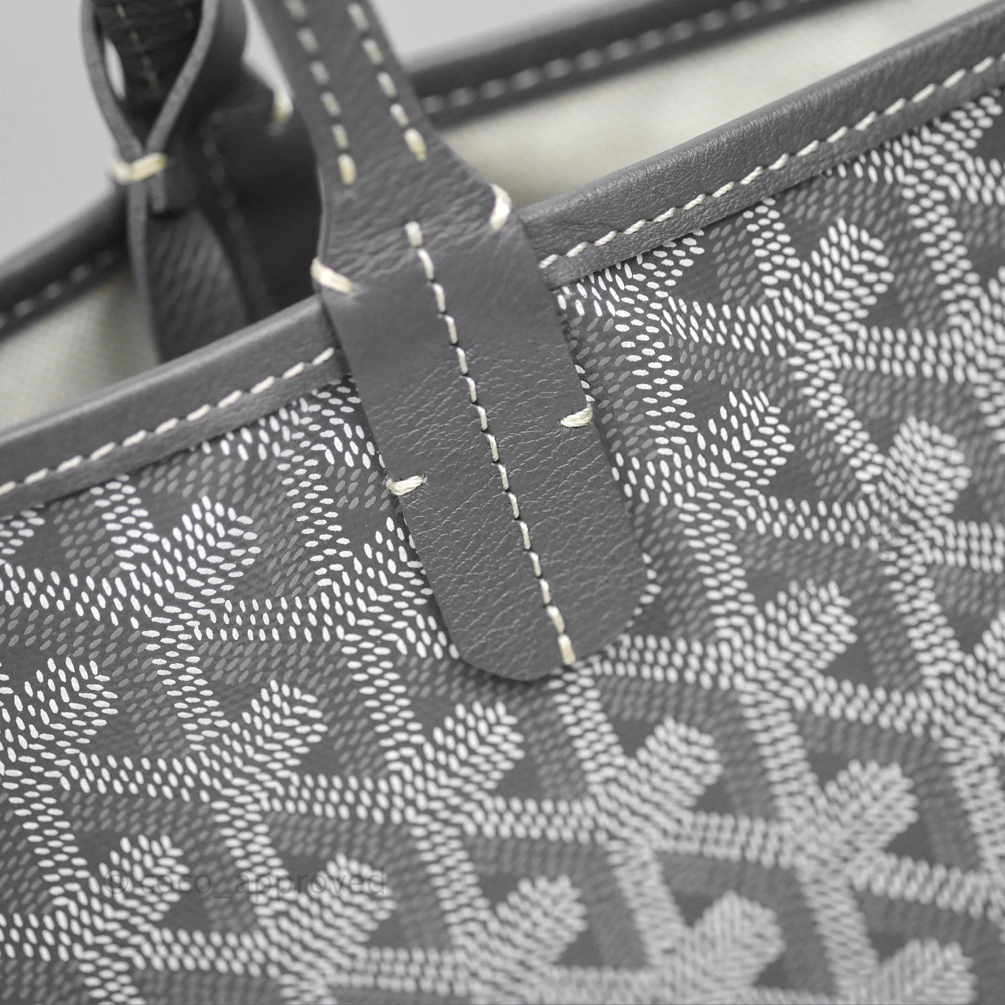 Goyard St Louis Tote PM Grey