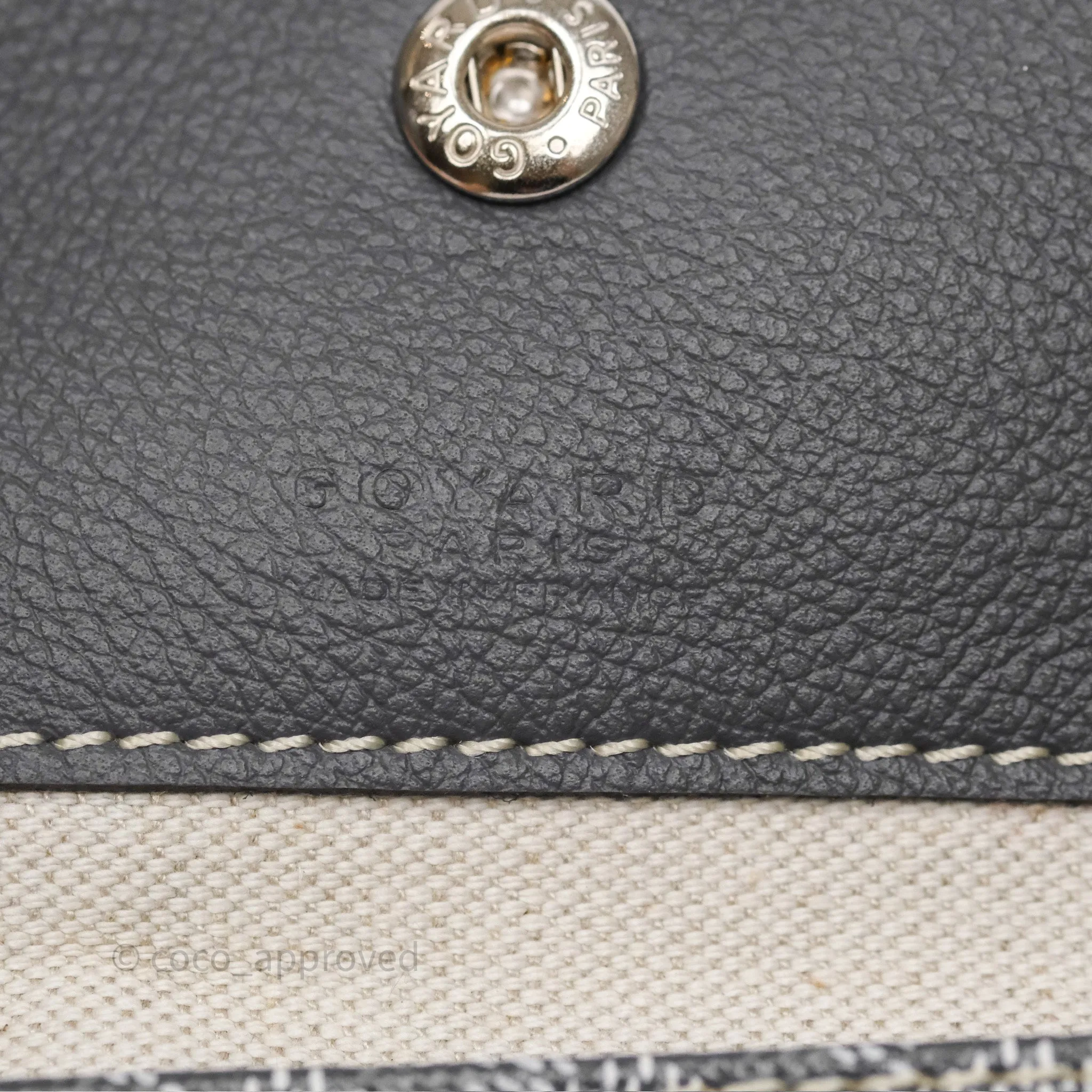 Goyard St Louis Tote PM Grey